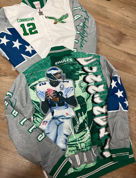 Randall Cunningham Eagles Burst Warmup Jacket – Monkey's Uncle