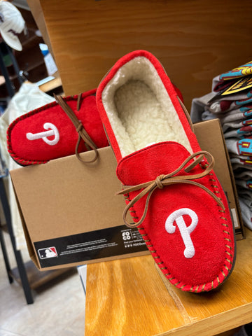 Phillies moccasin Slippers