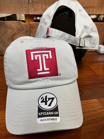 Temple University Gray Cleanup Hat