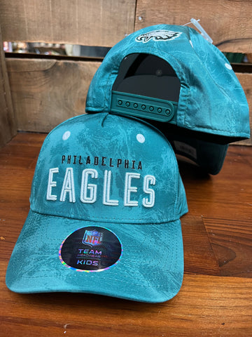 Kids Eagles Redzone Dyed Snapback Hat