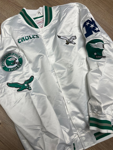 Throwback Eagles City Collection Satin Jacket
