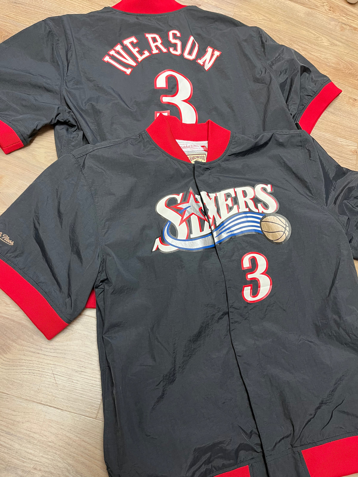 Sixers Allen Iverson Off Court Warmup Jacket – Monkey's Uncle