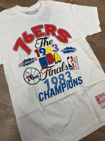 Sixers 1983 NBA Champs Fest Tee