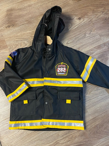 Kids fireman raincoat