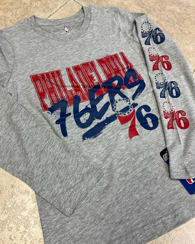 Kids Sixers Get Busy Long Sleeve