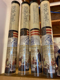 Historical documents in a tube