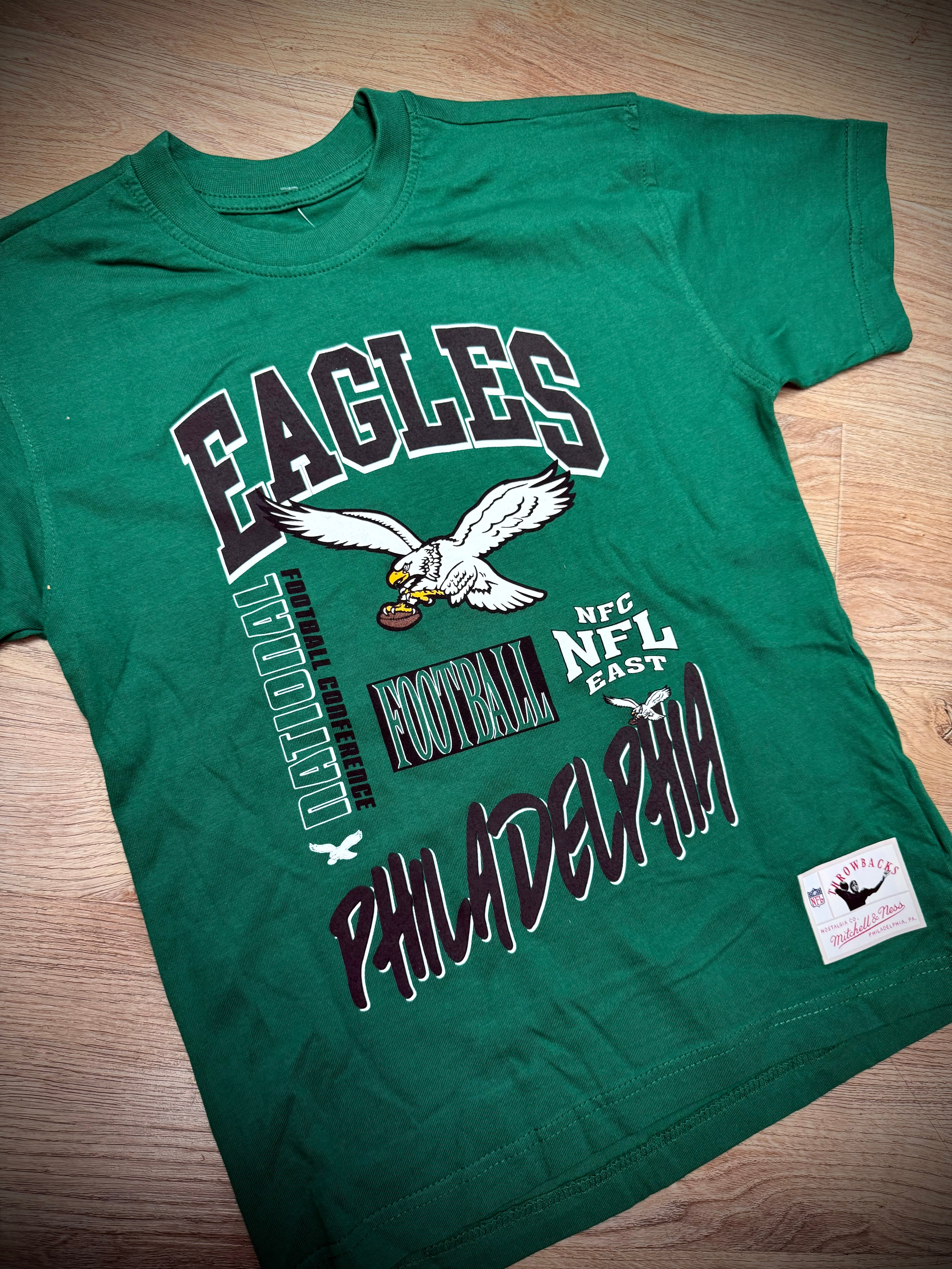 Kids Eagles Bring It On Throwback Tee