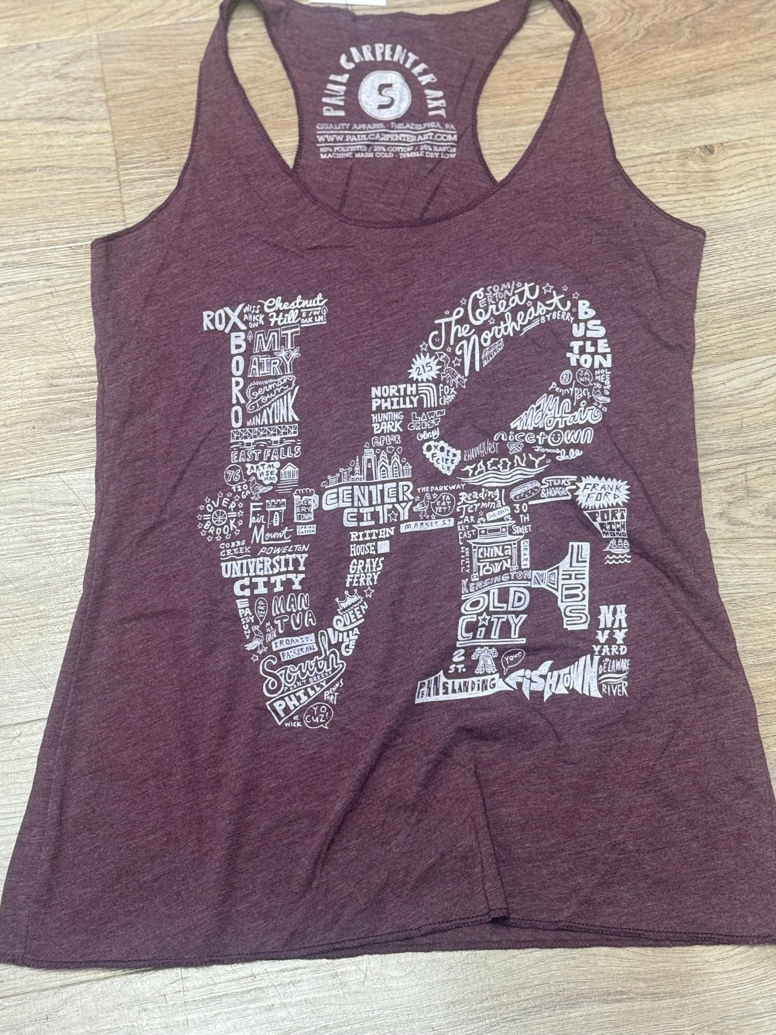 Love ladies tank by Paul Carpenter