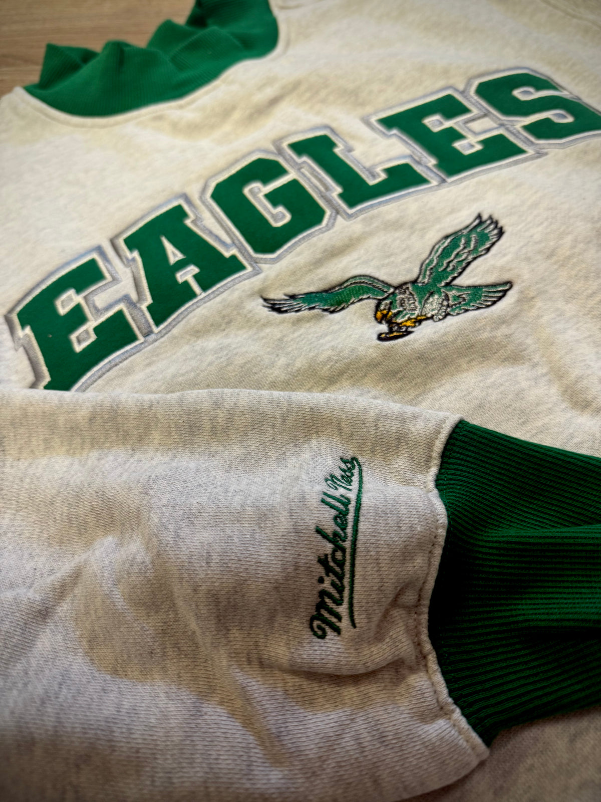 Ladies Philadelphia Eagles Ribbed Mock Neck