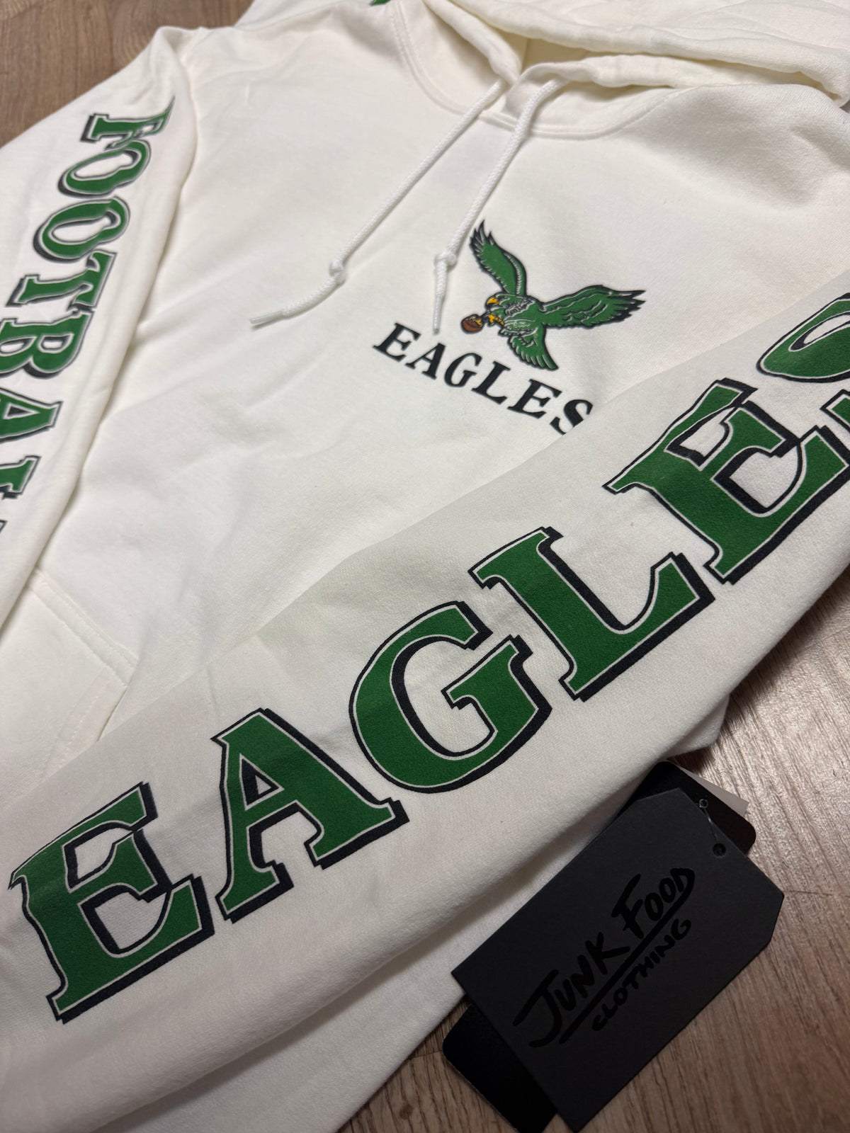 Philadelphia Eagles White Foundations Hoodie