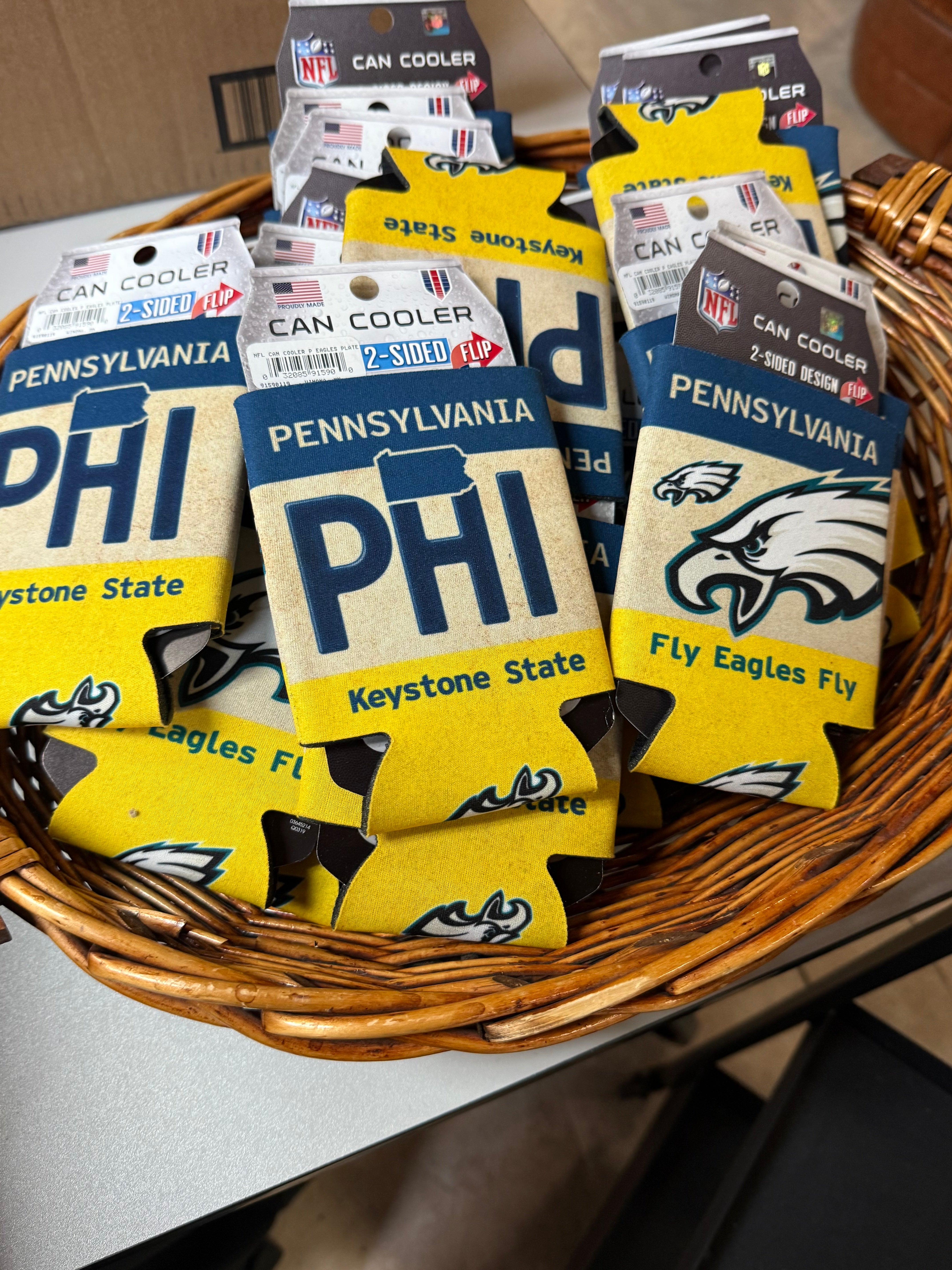 Keystone state Eagles can koozies