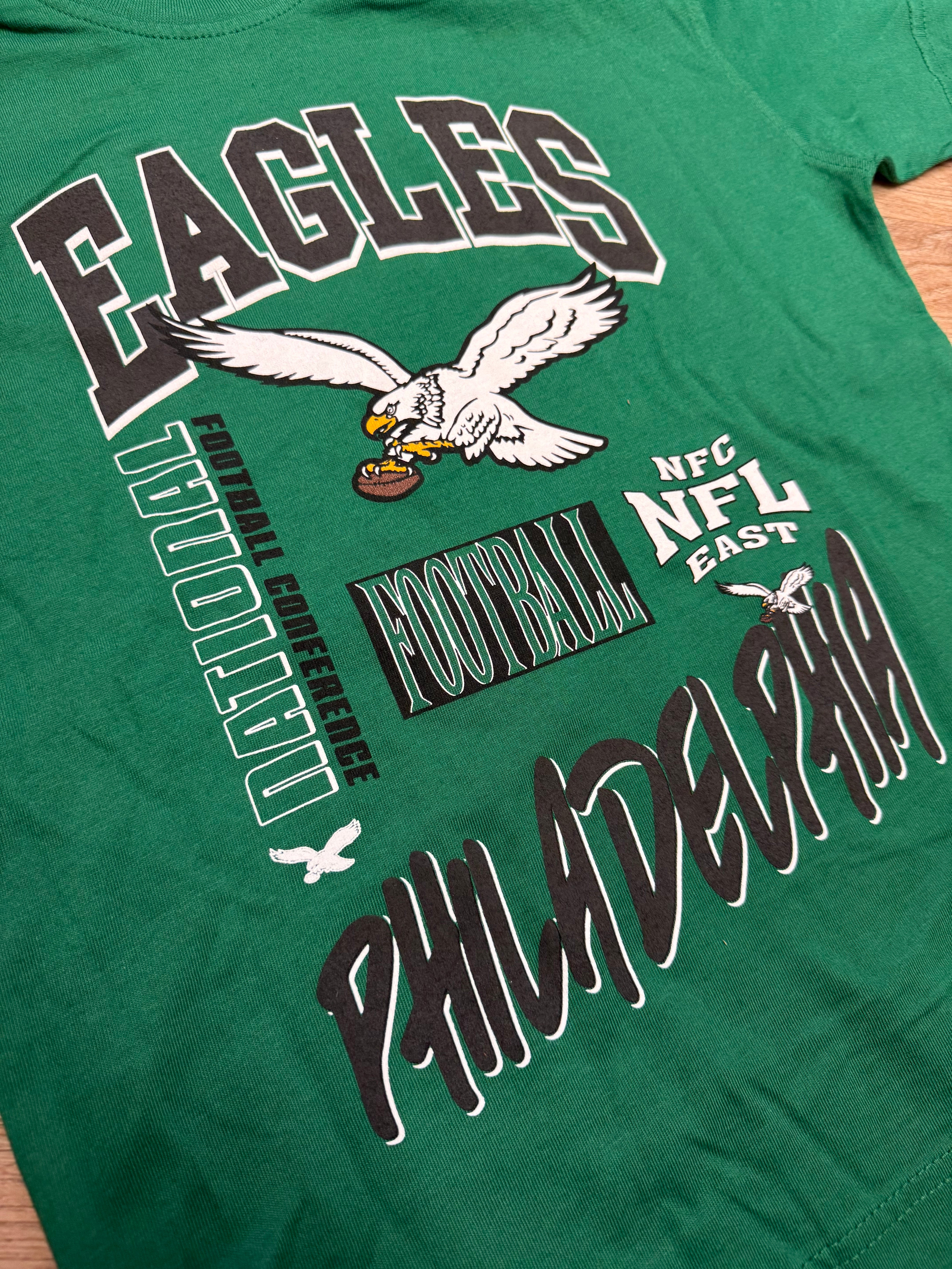 Kids Eagles Bring It On Throwback Tee