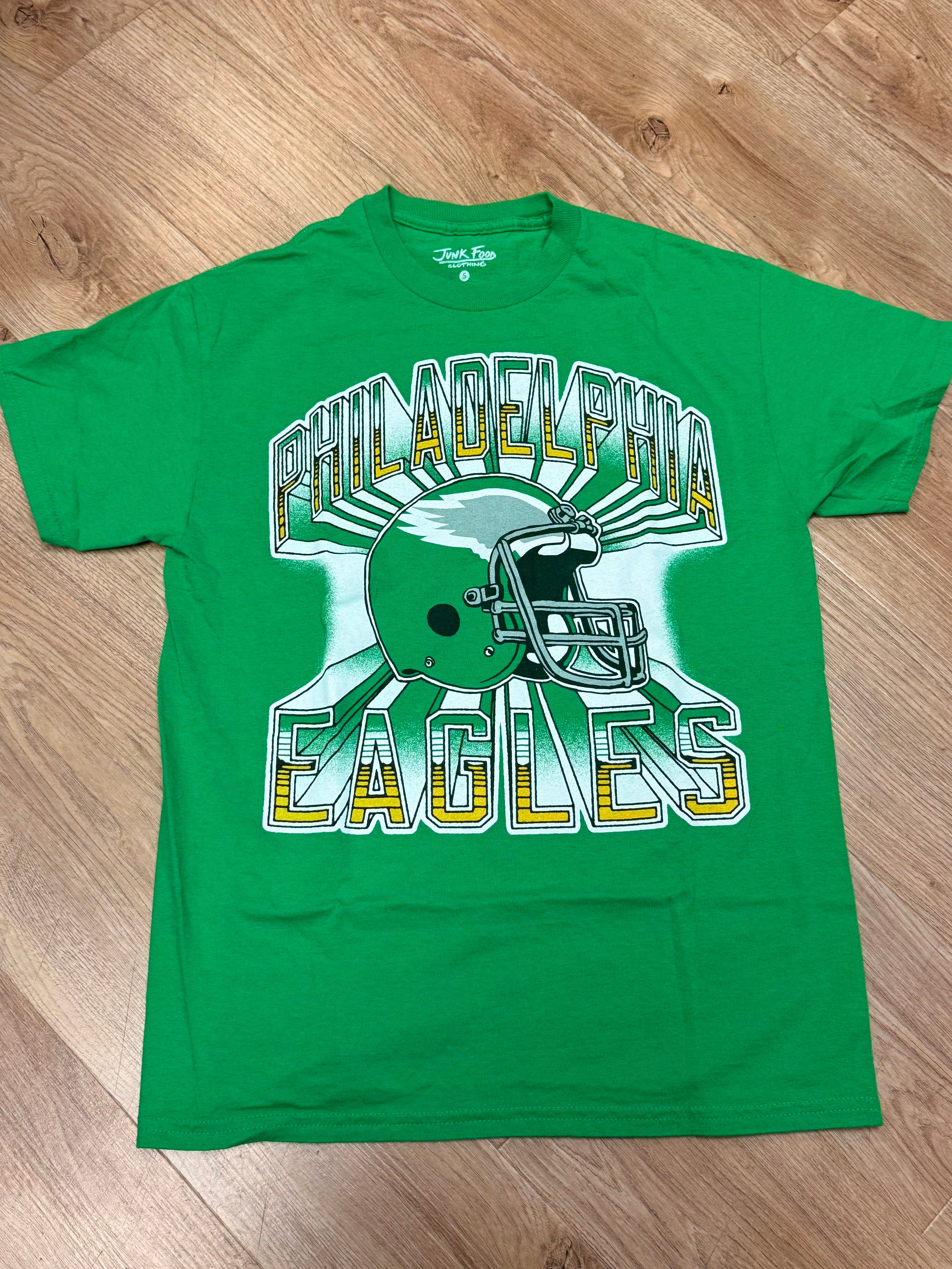 Eagles throwback Kelly green heroic unisex tee