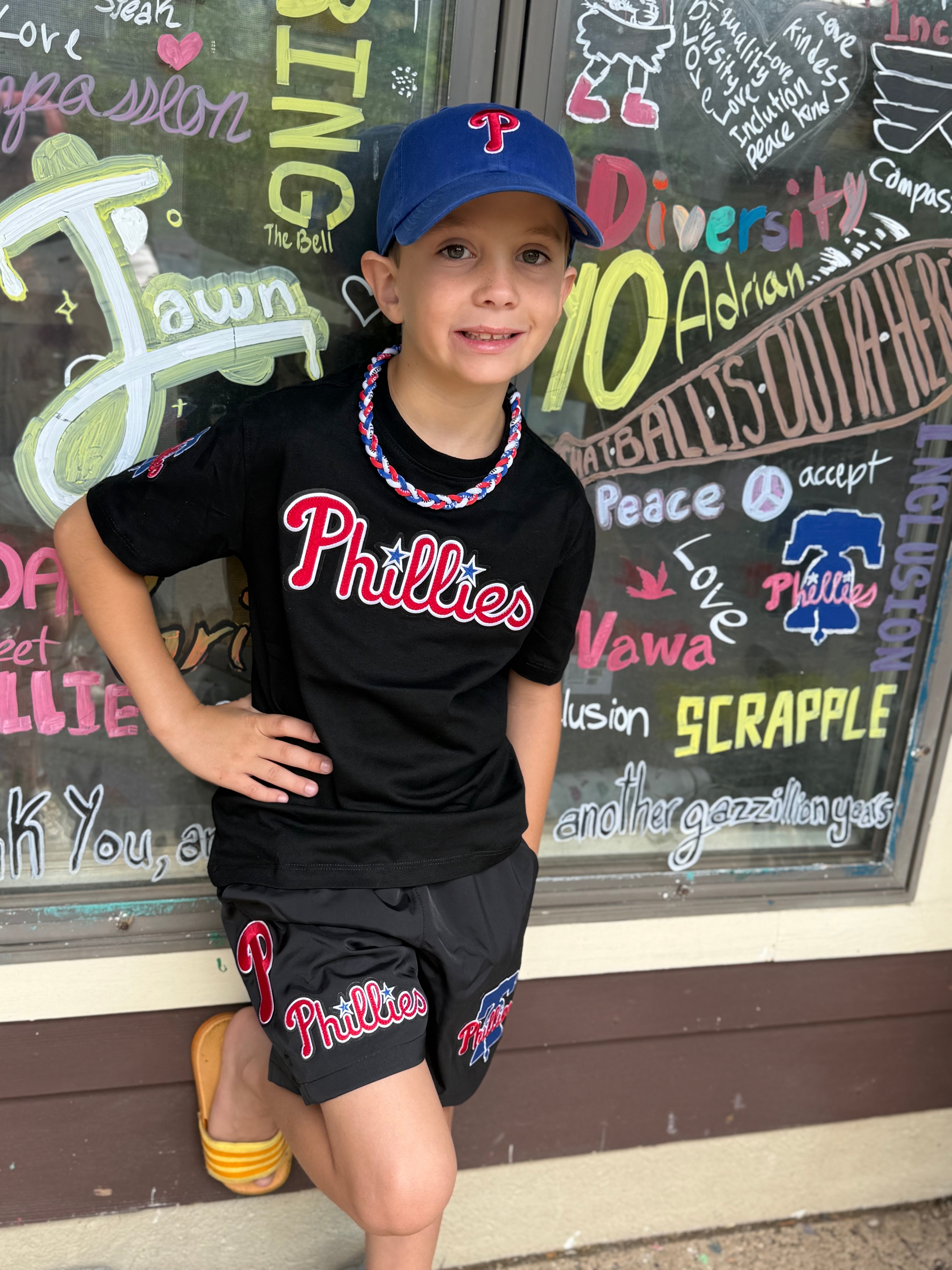 Kids Phillies Tackle Twill Shorts