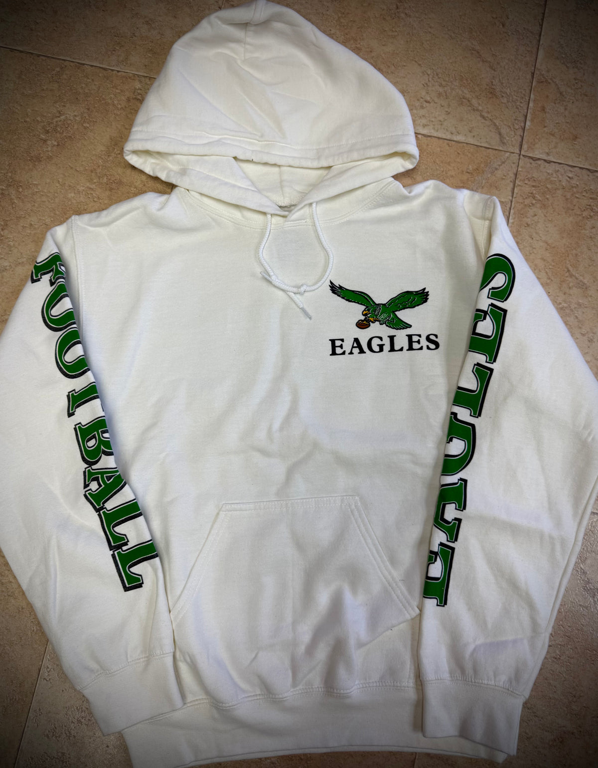 Philadelphia Eagles White Foundations Hoodie