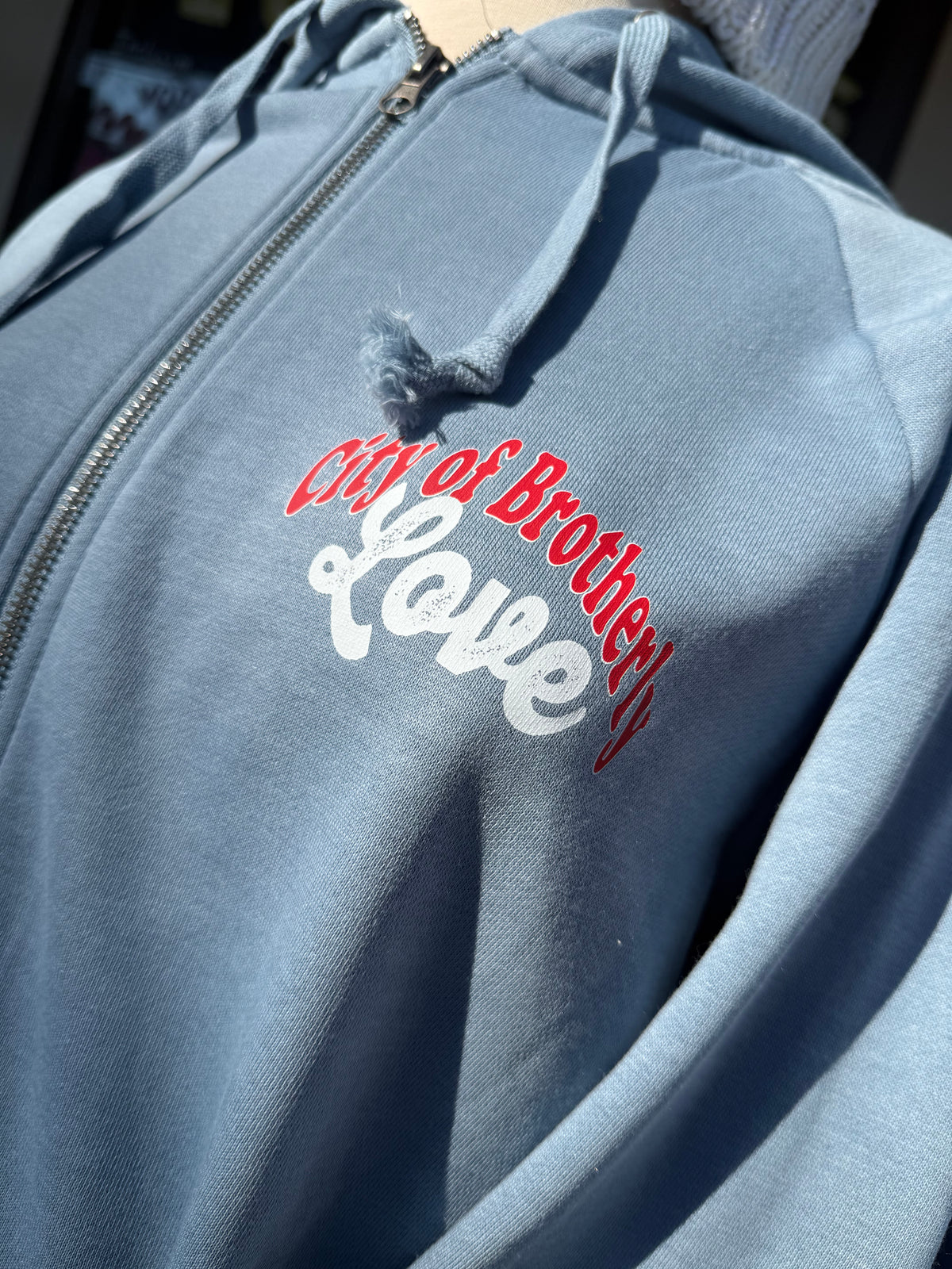 Ladies City of Brotherly Love Full Zip Hoodie