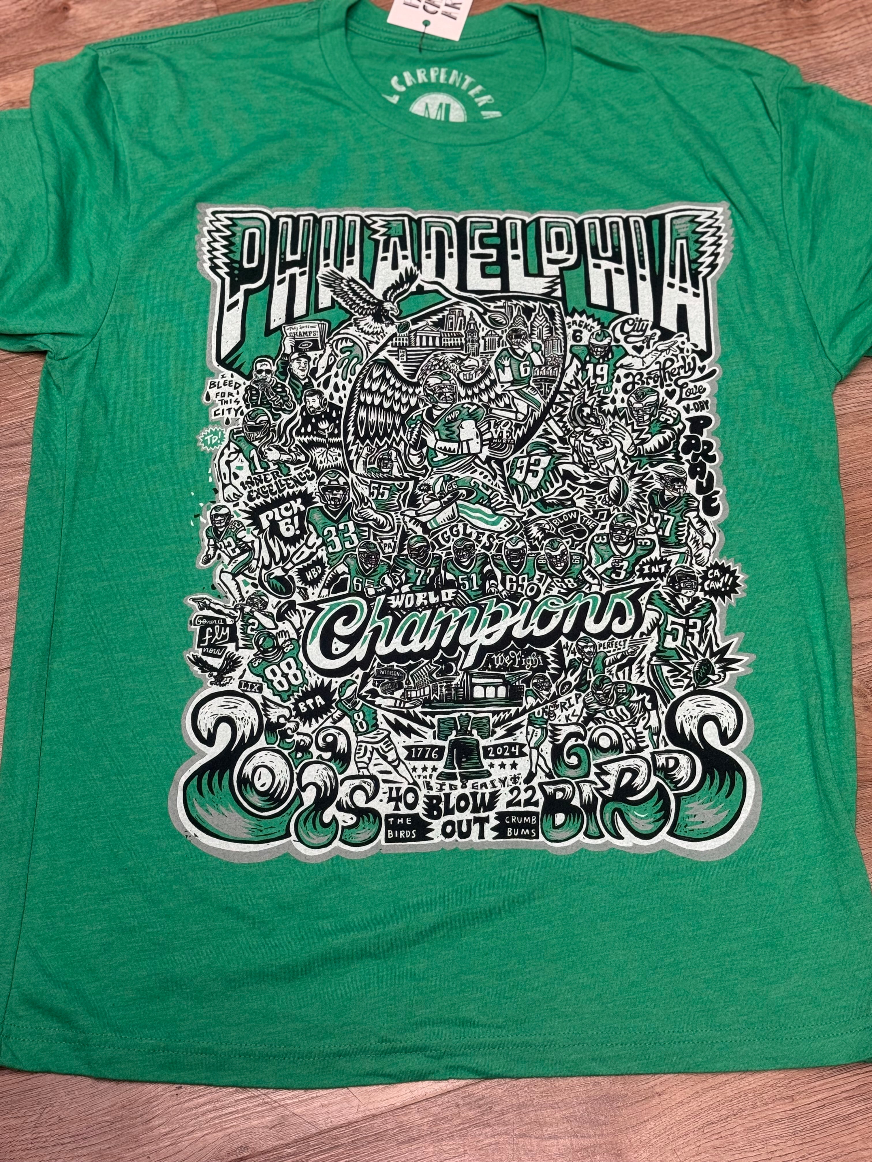Philadelphia World Champions Paul Carpenter unisex tee