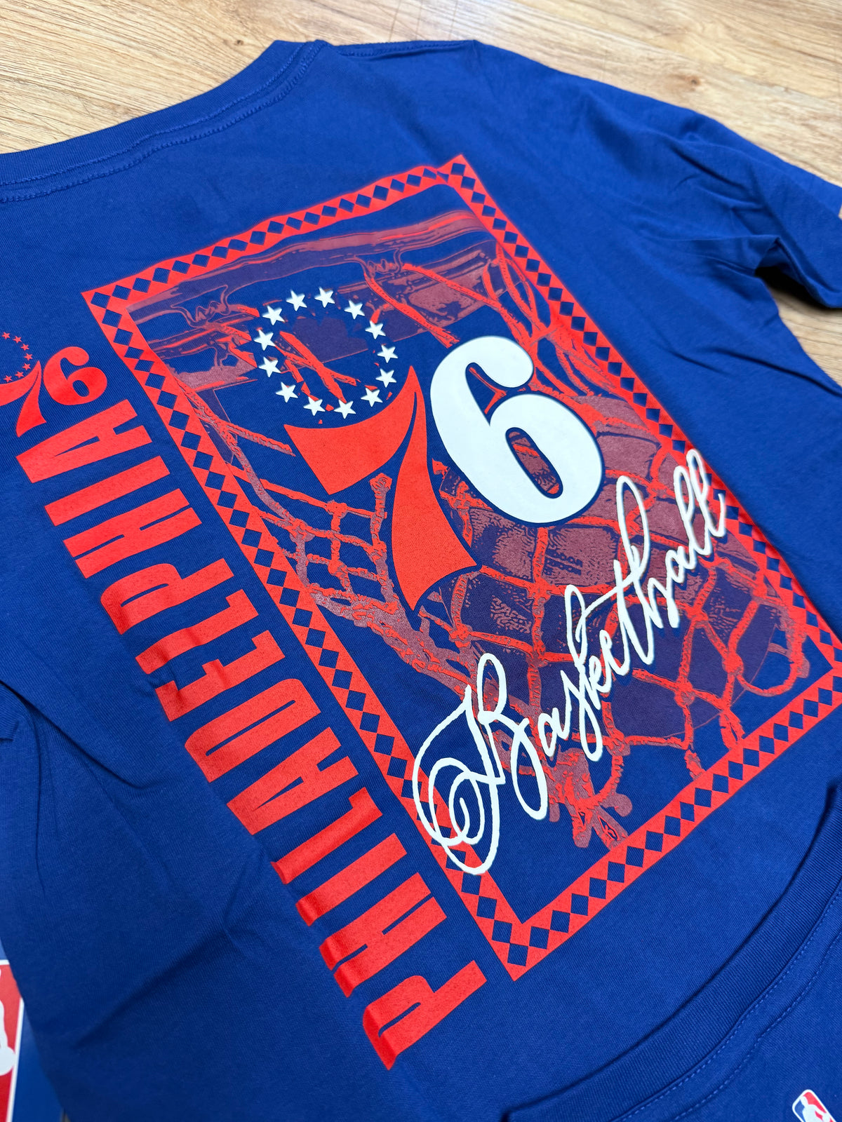 Kids Sixers Replay Royal Tee