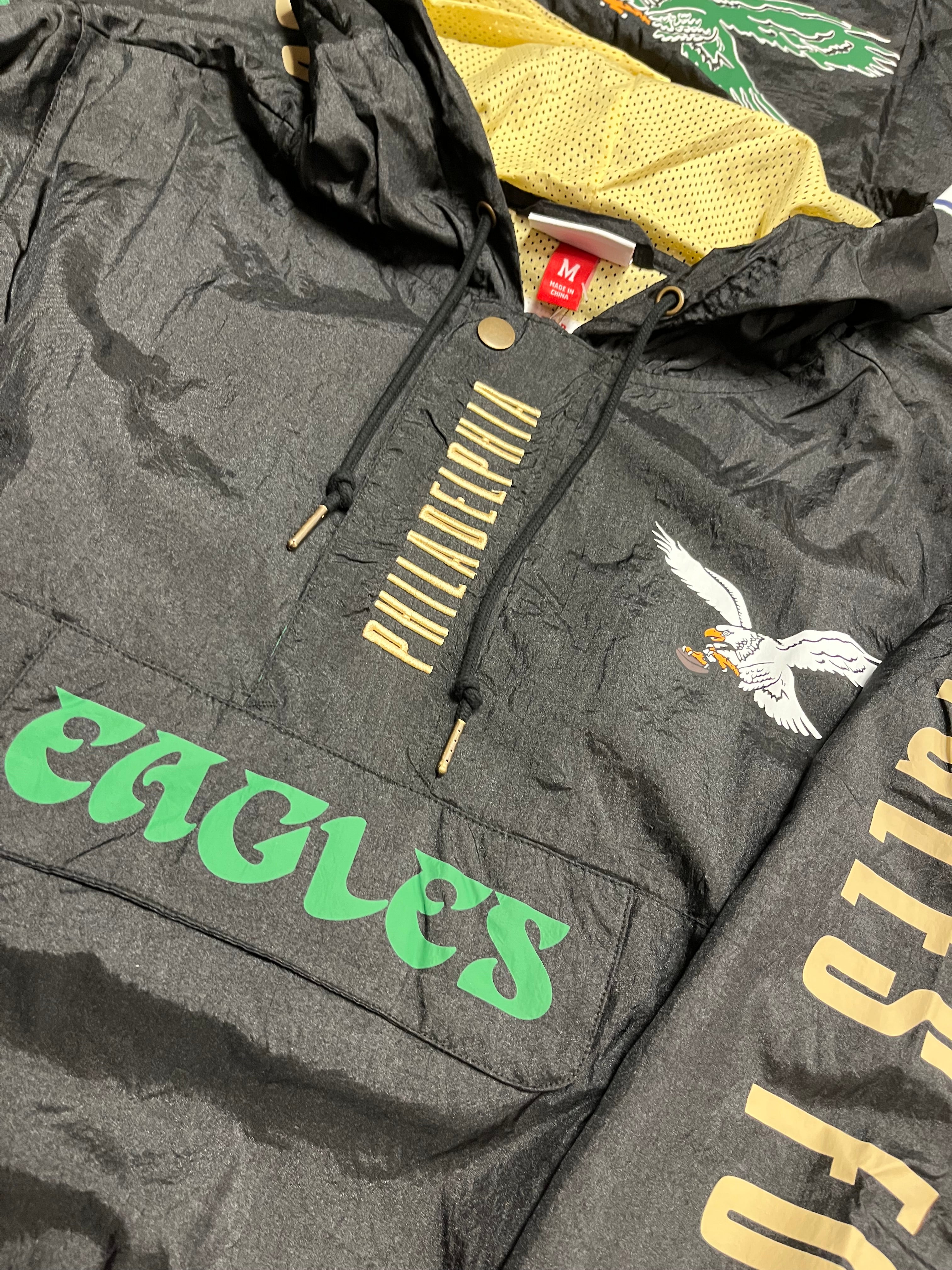 Eagles 1/4 zip Anorak /W Vintage Pocket Windbreaker