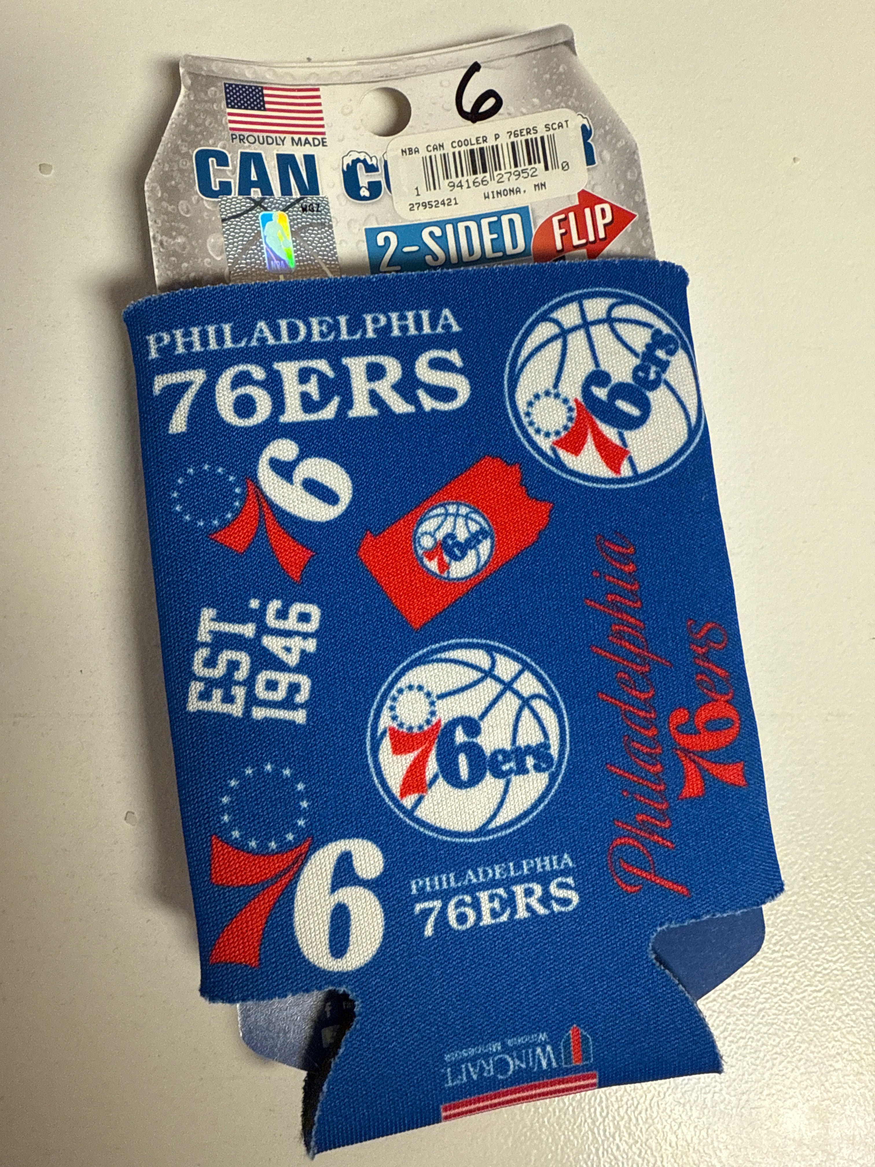 Philadelphia sports team can koozie