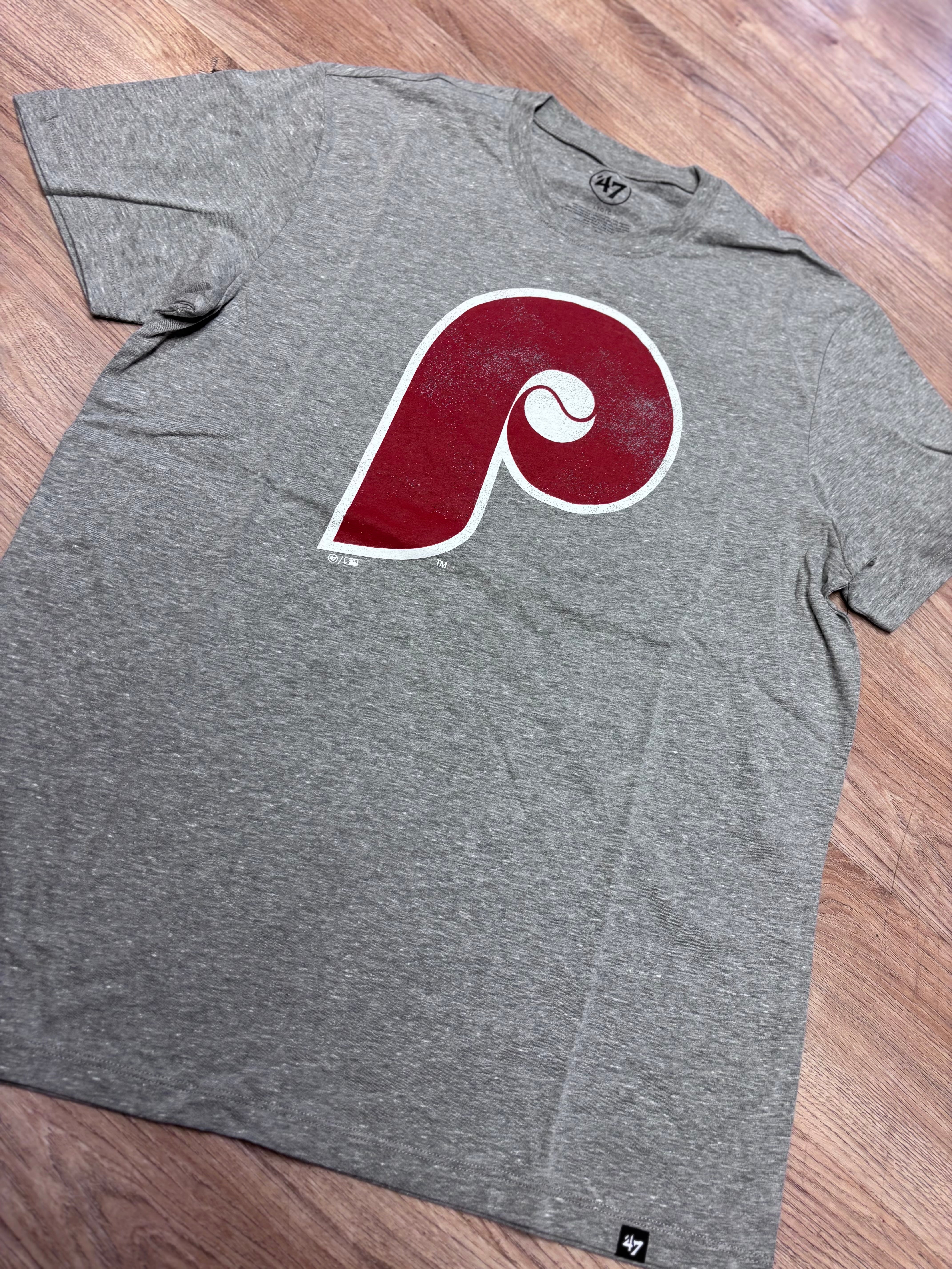 Phillies grey vintage imprint match tee