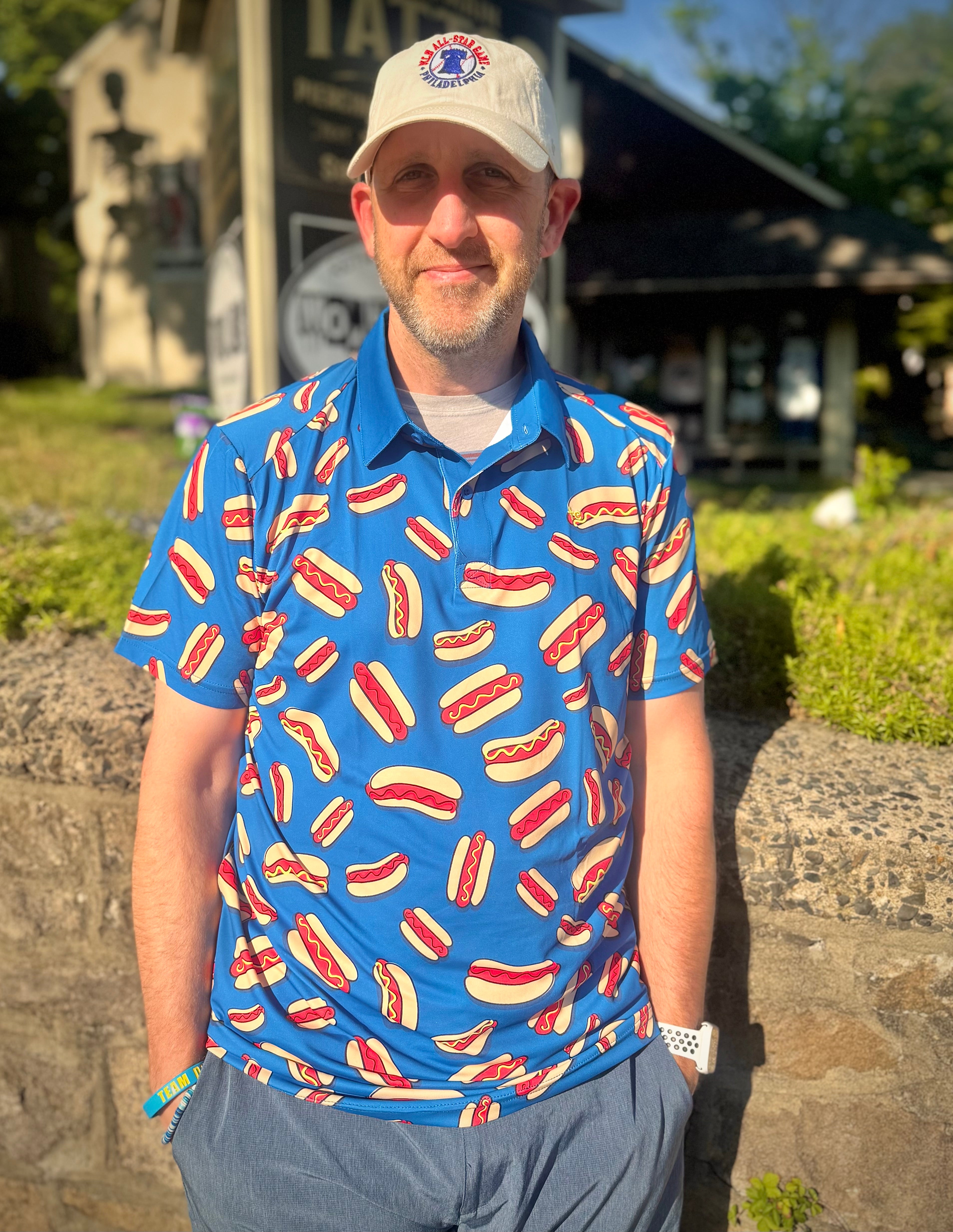 Dollar Dog Golf Polo Shirt