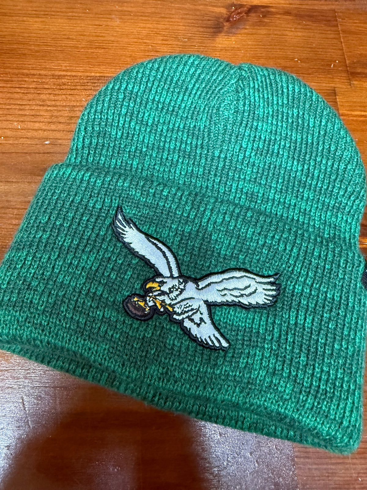 Eagles Dark Kelly Knit Beanie Hat