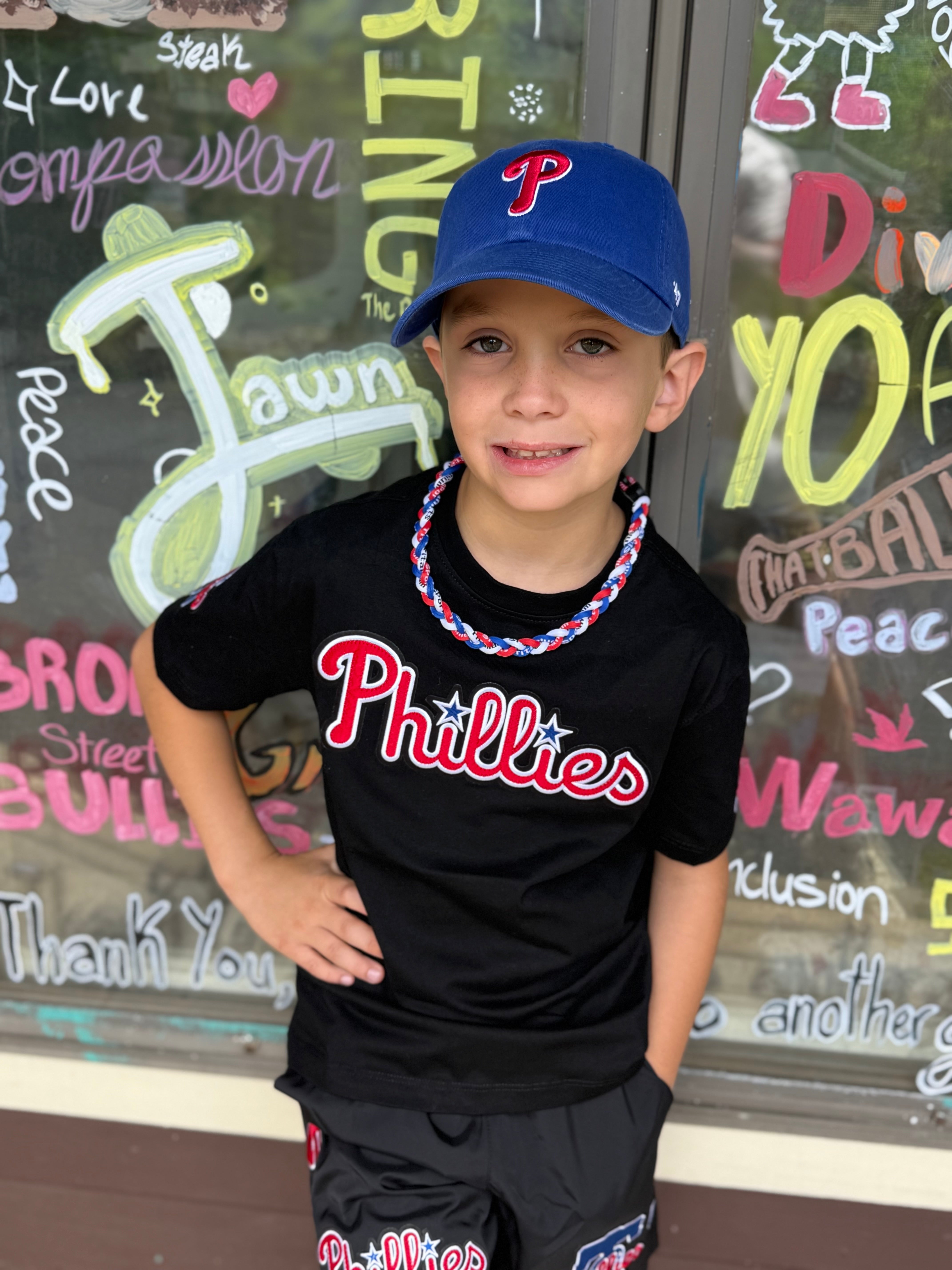 Kids Phillies Tackle Twill Short Sleeve Tee