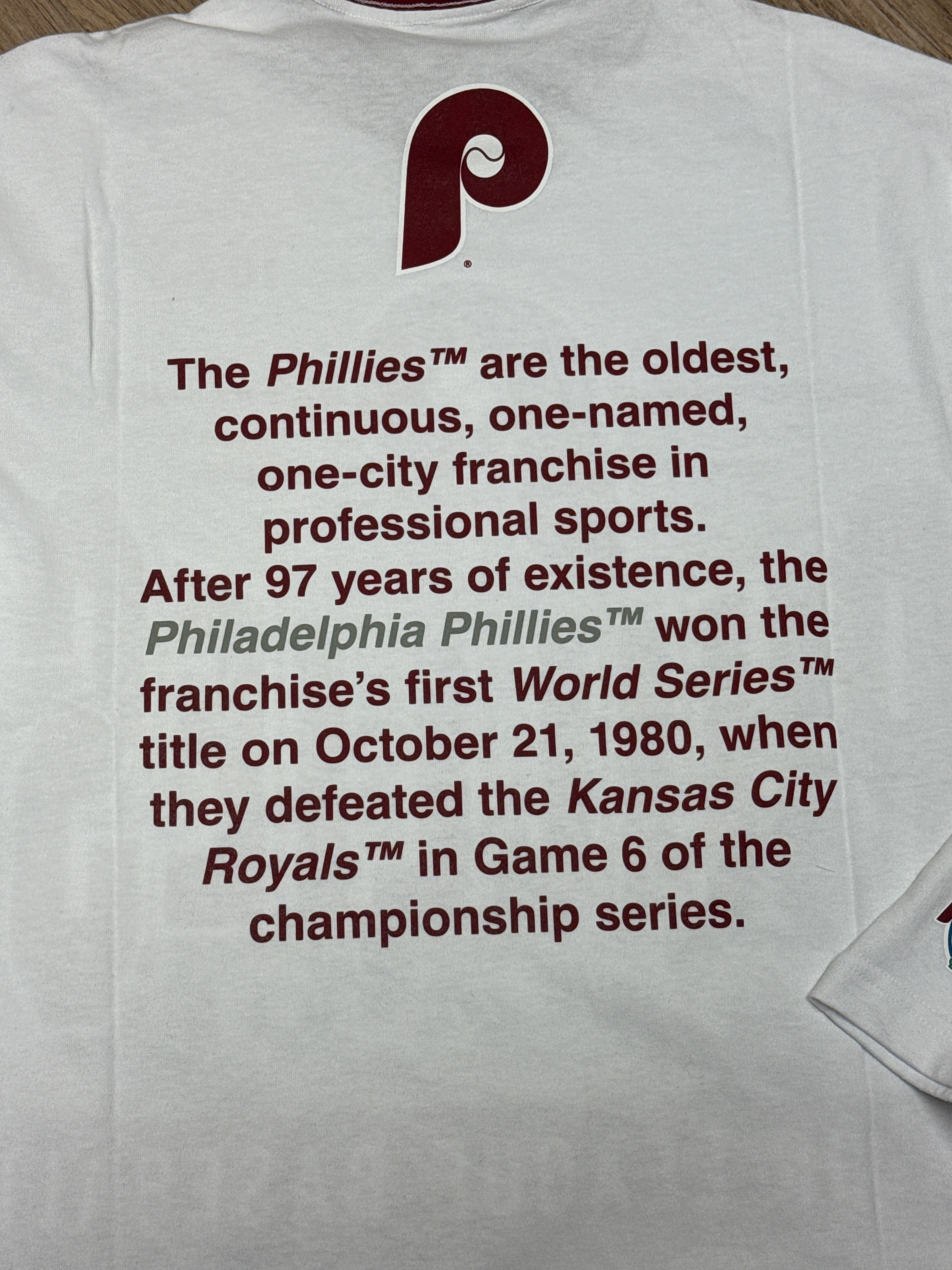 Phillies Throwback Historic Legacy Tee