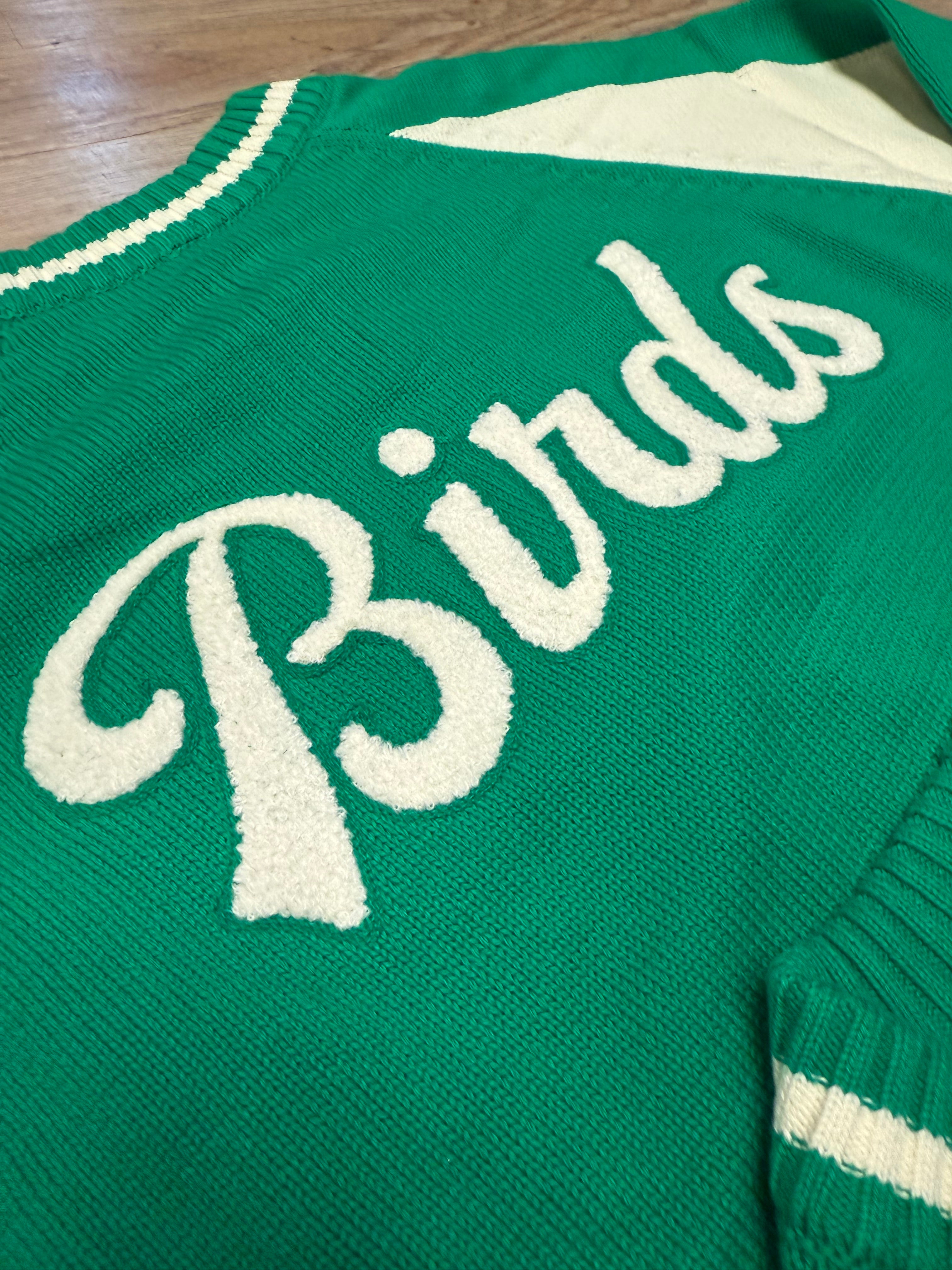 Philly Birds Kelly Green Varsity Ladies Zip Sweater Jacket