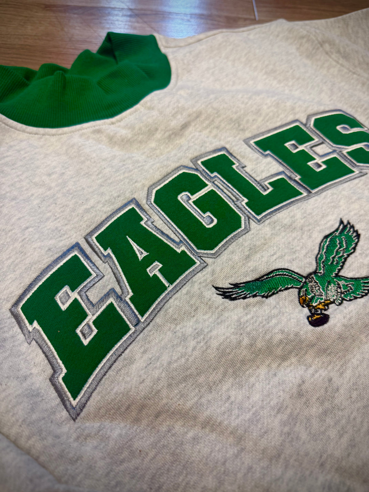 Ladies Philadelphia Eagles Ribbed Mock Neck