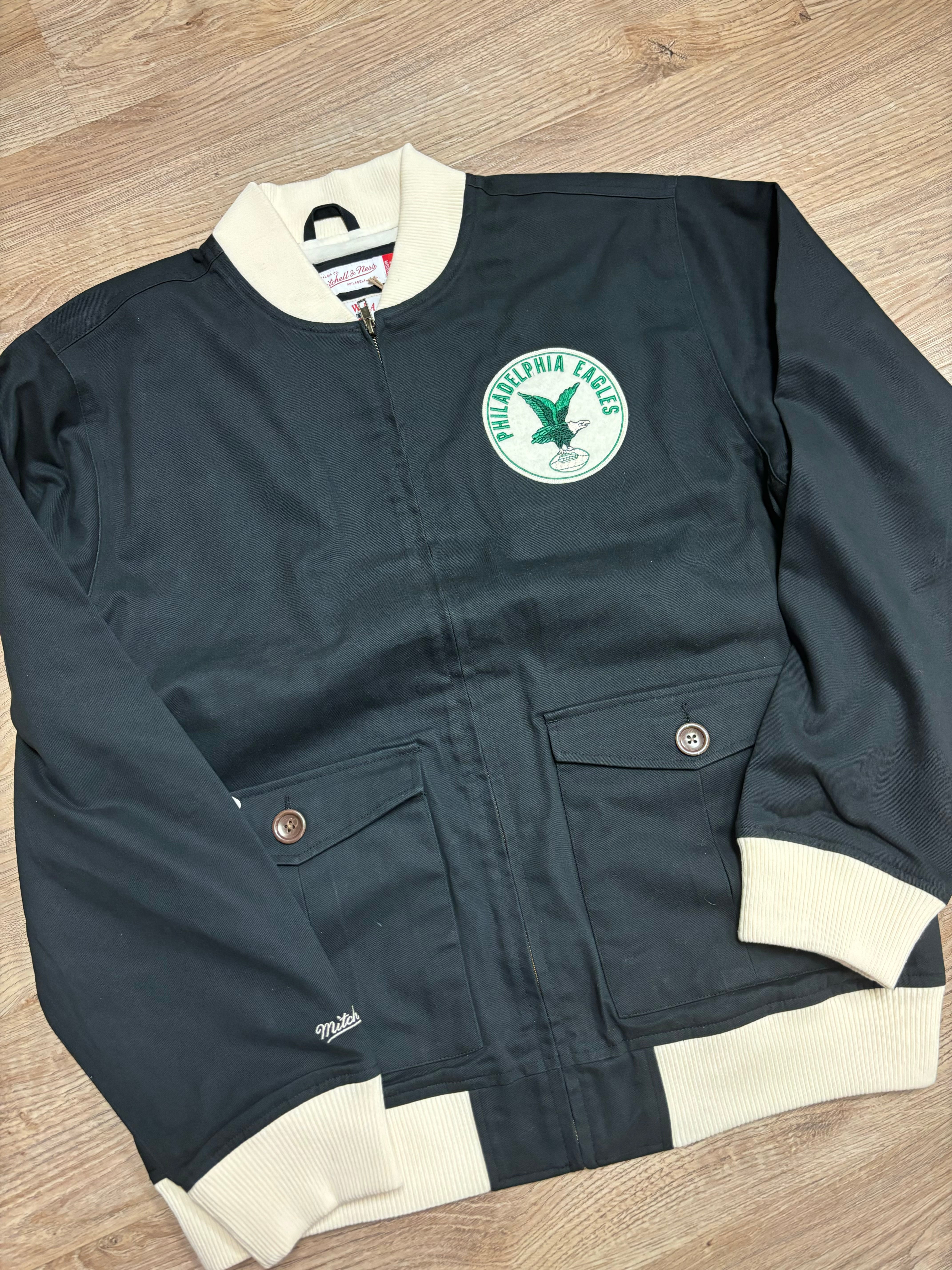 Eagles Replay Cotton Twill Jacket Vintage Logo