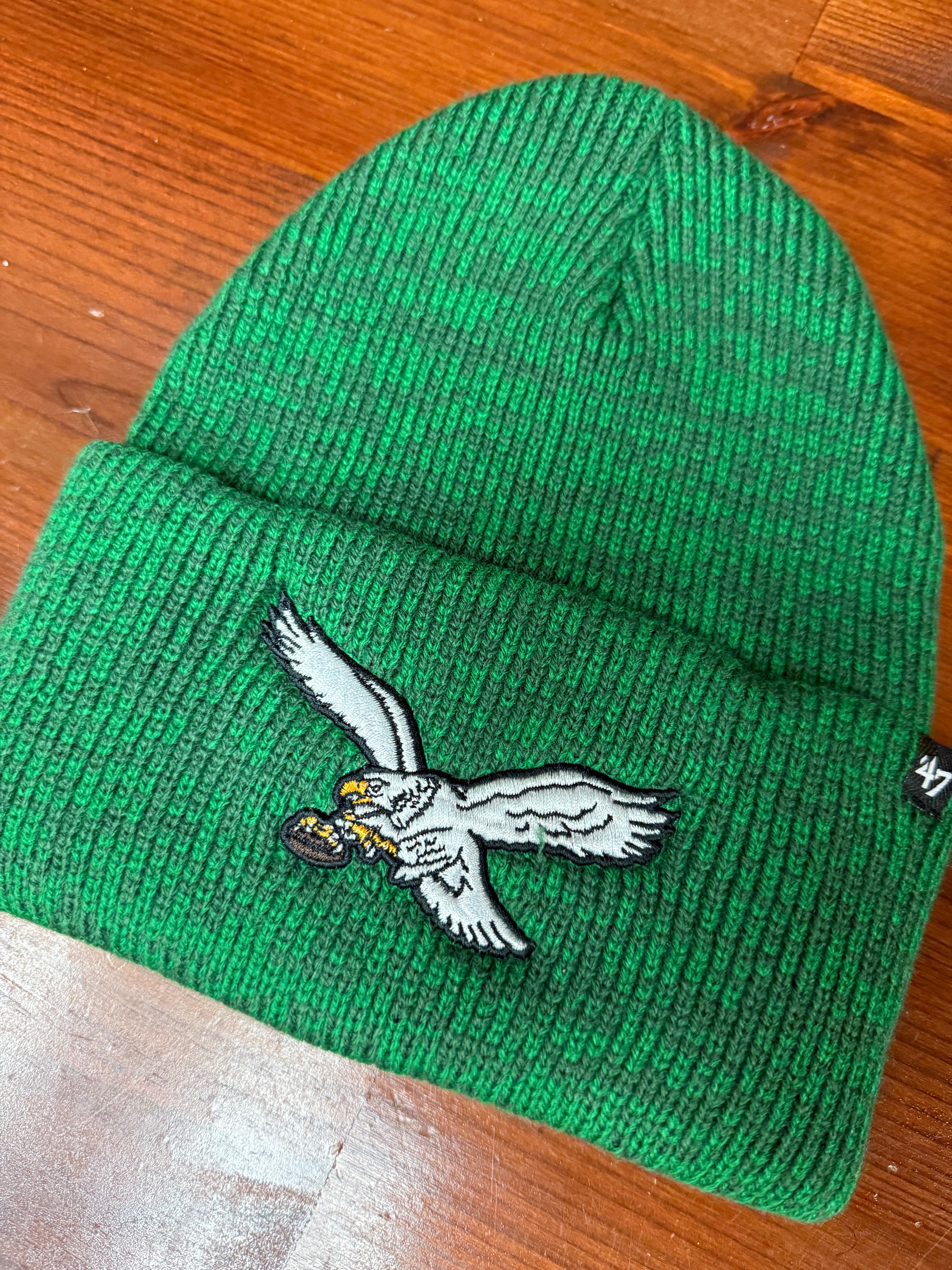 Eagles Historic Kelly Brain Freeze Cuff Knit
