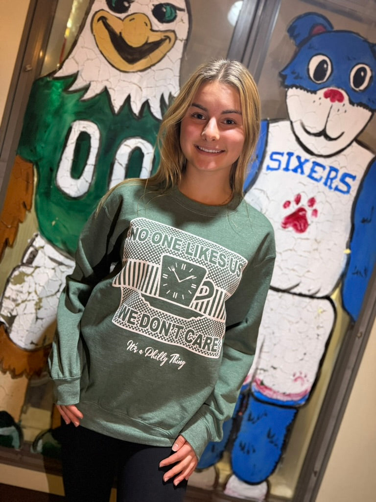 No One Likes Us Philly Diner Crew Sweatshirt