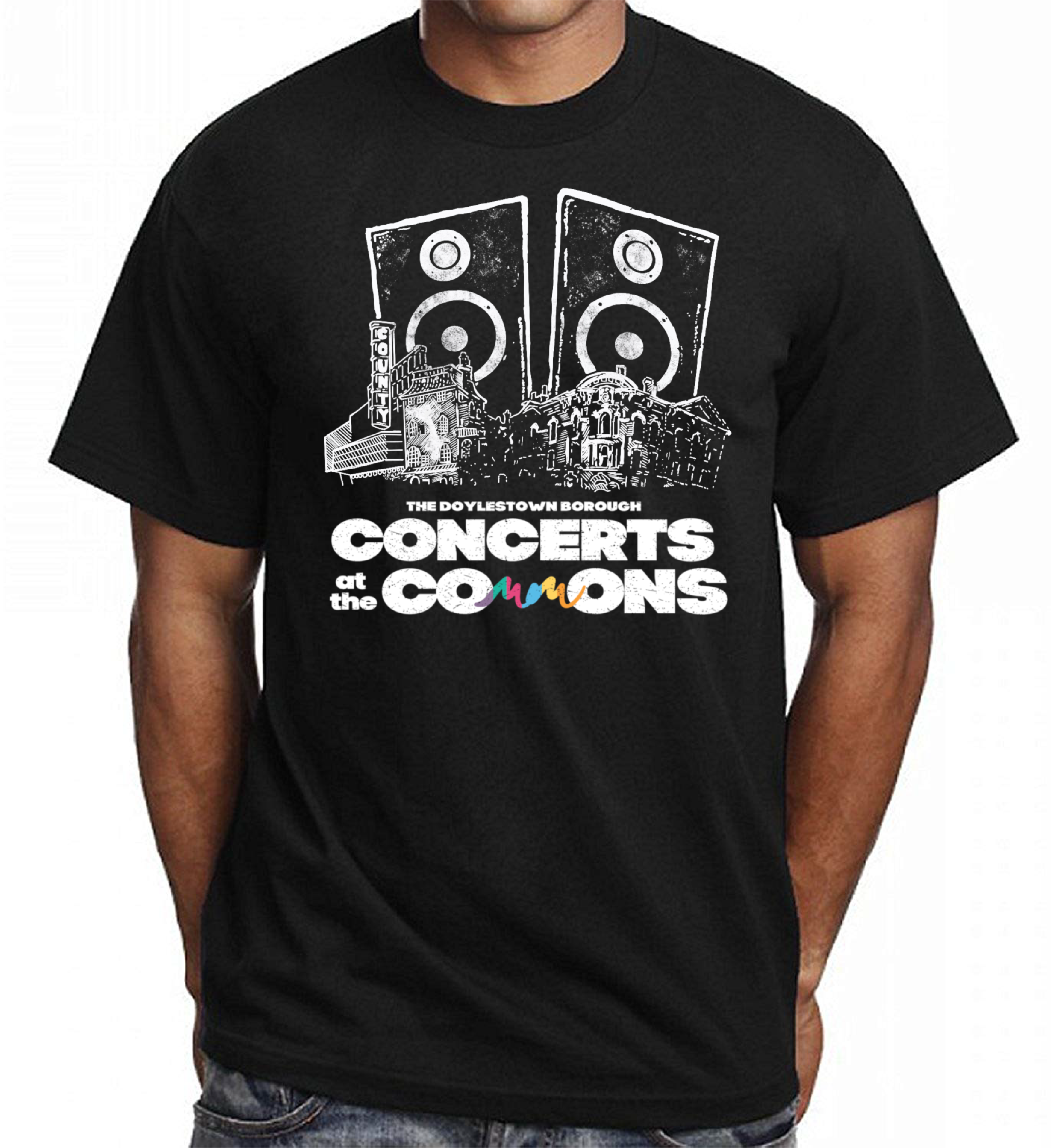 Concert at the Commons Doylestown Official Tee Shirt