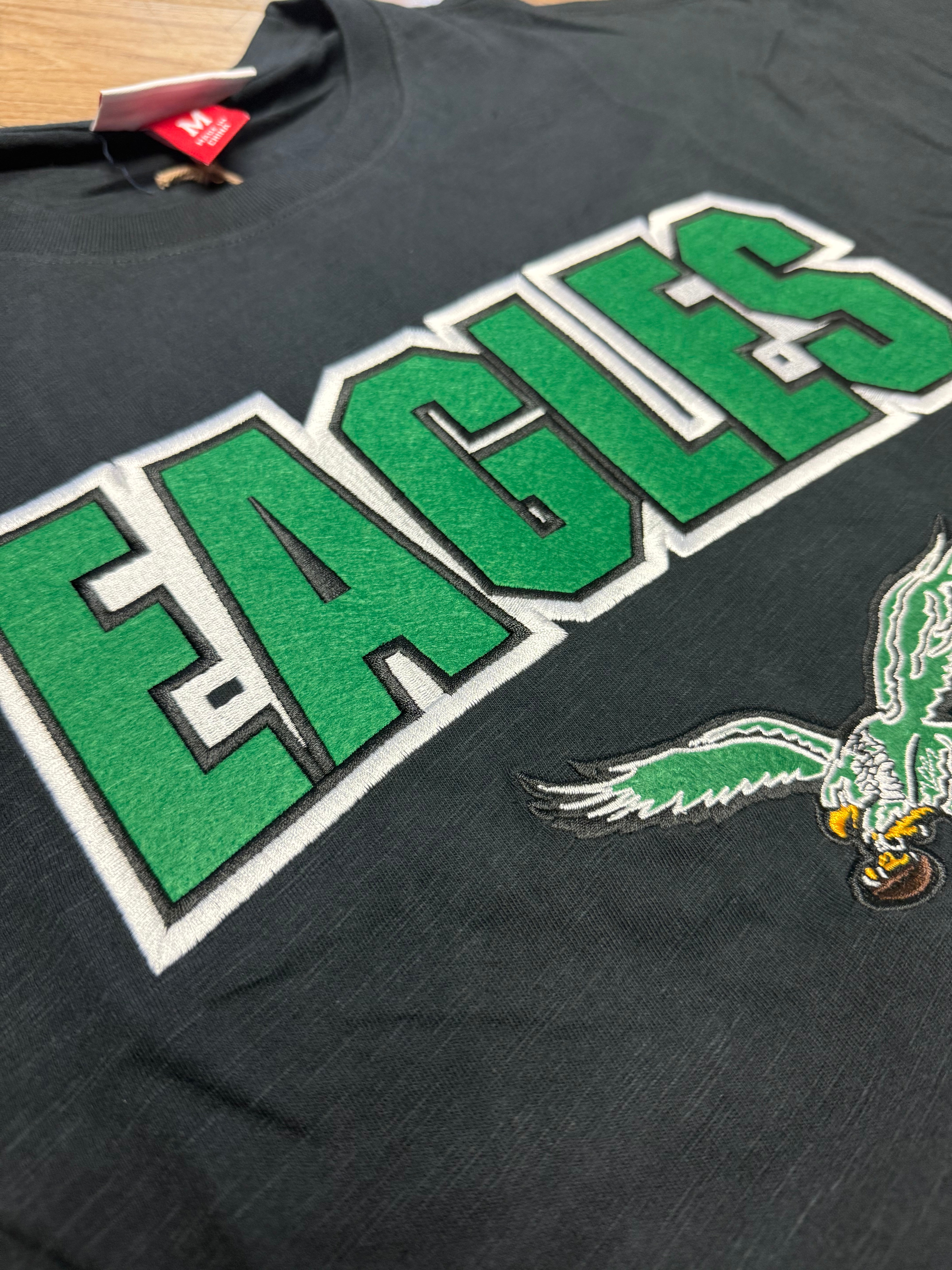 Eagles Throwback Legendary Slub Embroidered Appliqué Tee