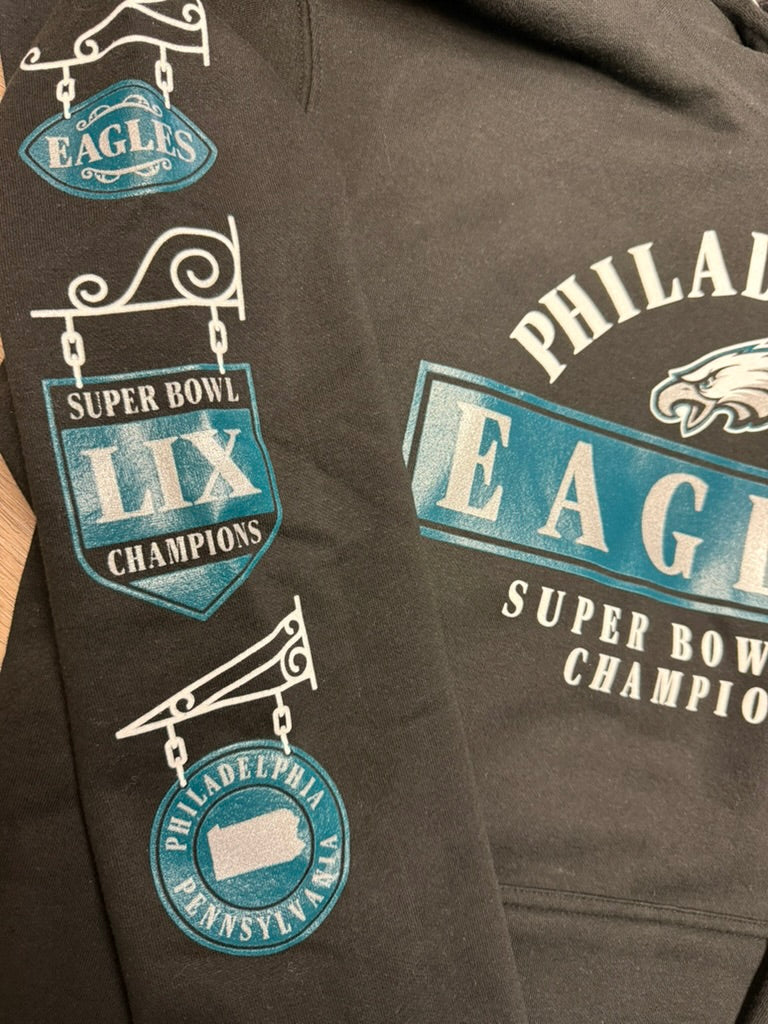 Philadelphia Eagles Super Bowl Champs Four Piece Pullover Hoodie