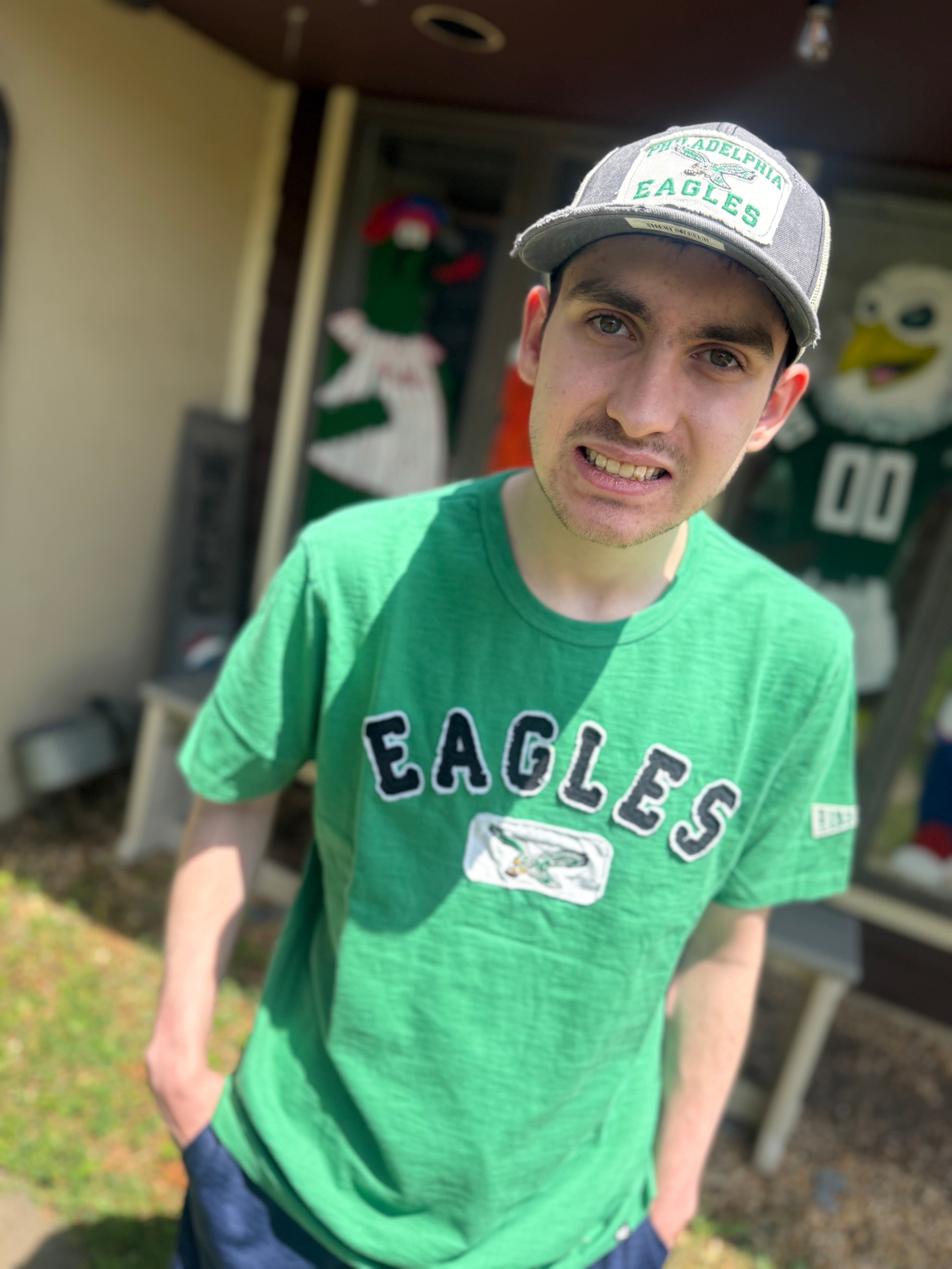 Eagles Throwback Seymoore Weave Heavy Slub Tee