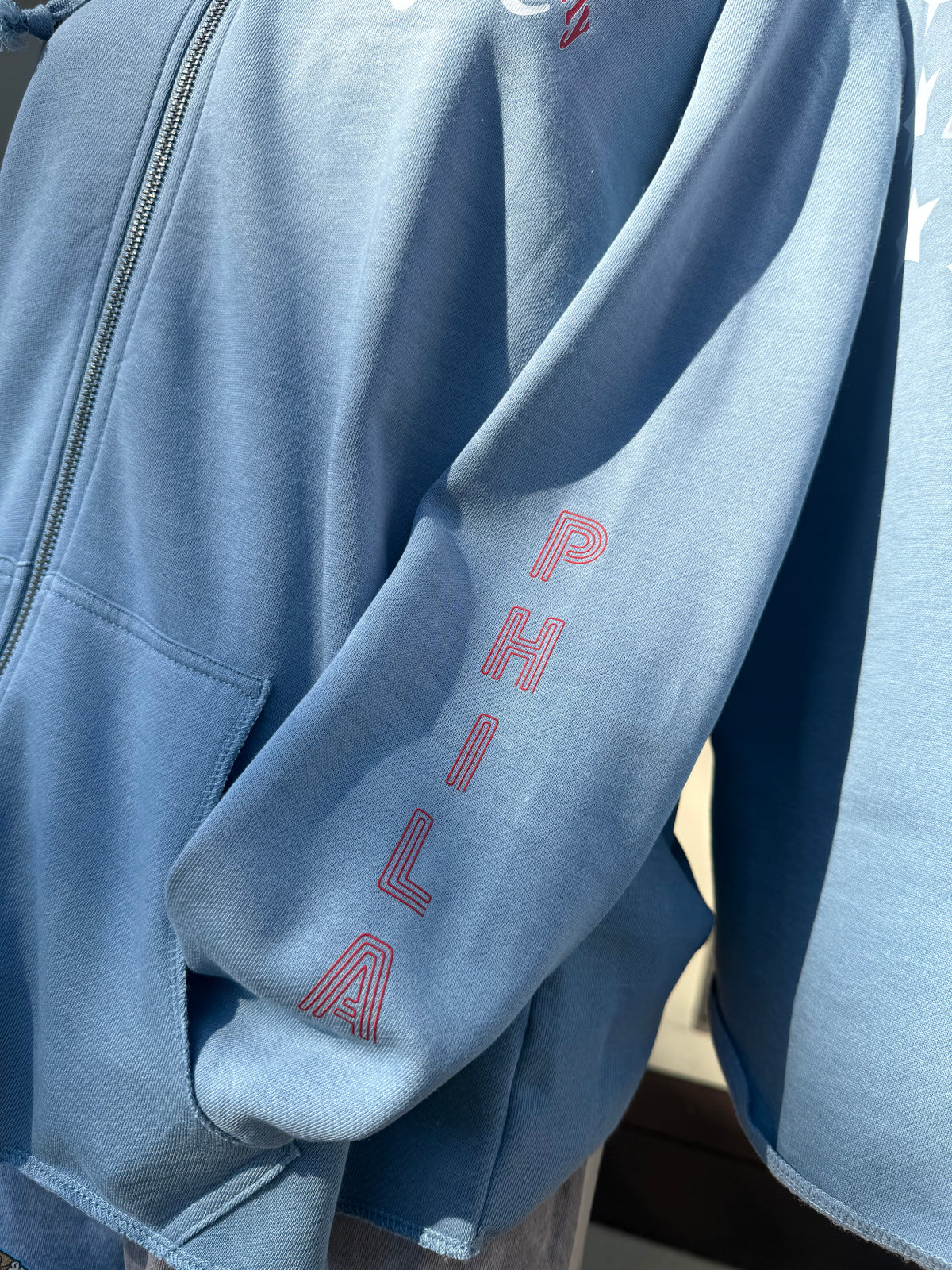 Ladies City of Brotherly Love Full Zip Hoodie