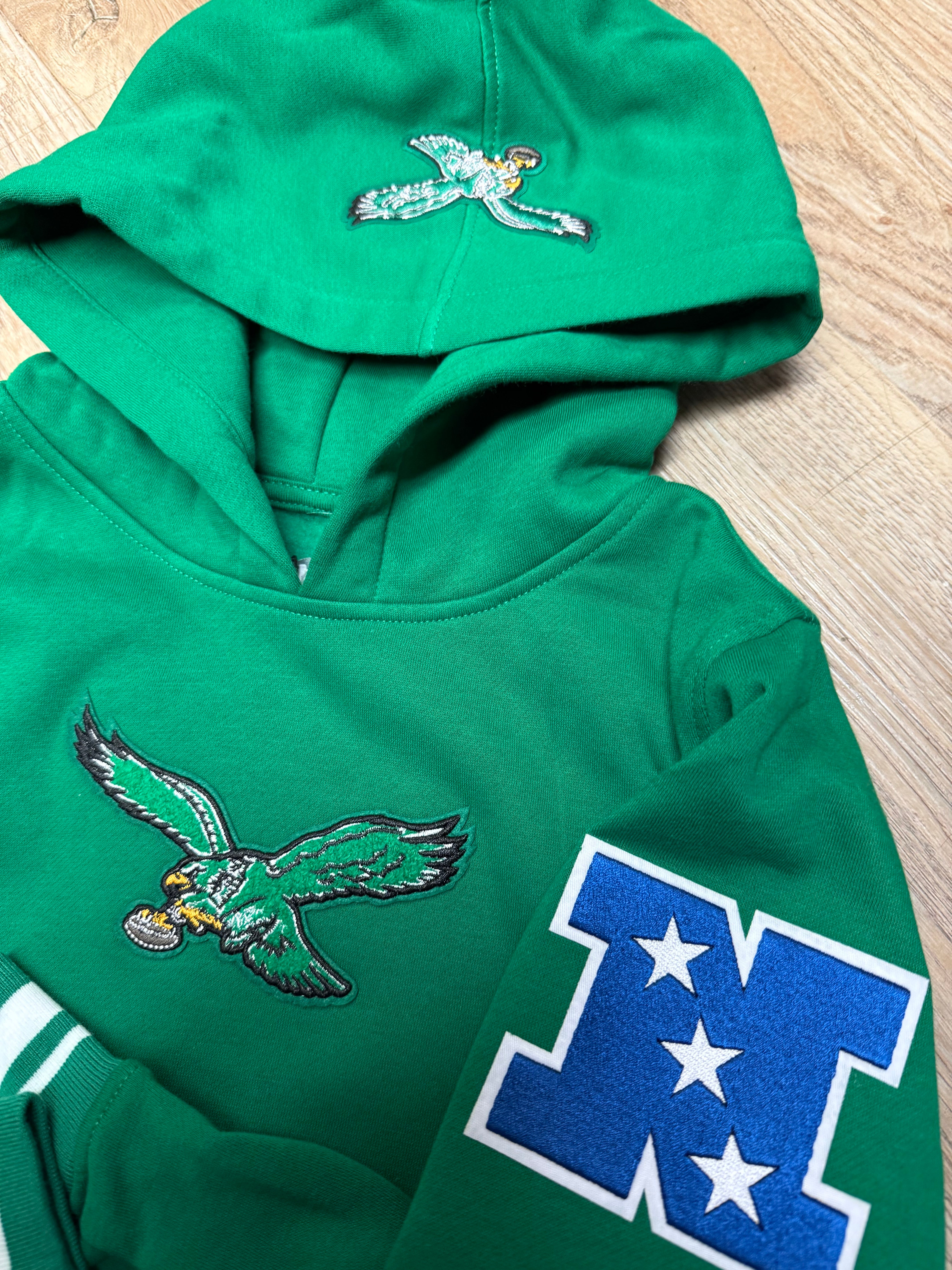Eagles Kids Retro Pull Over Embroidered Hoody