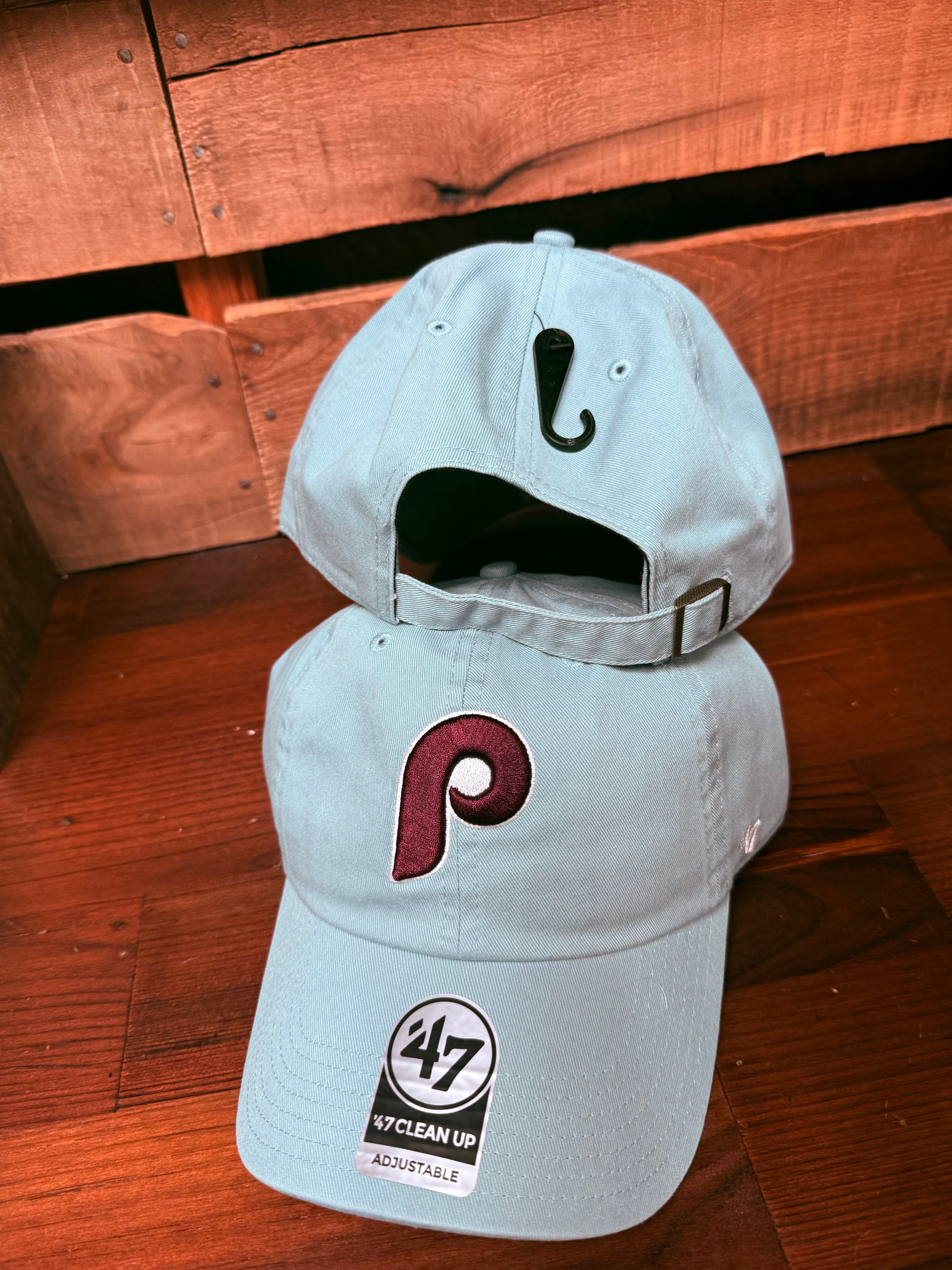 Phillies throwback baby blue clean up