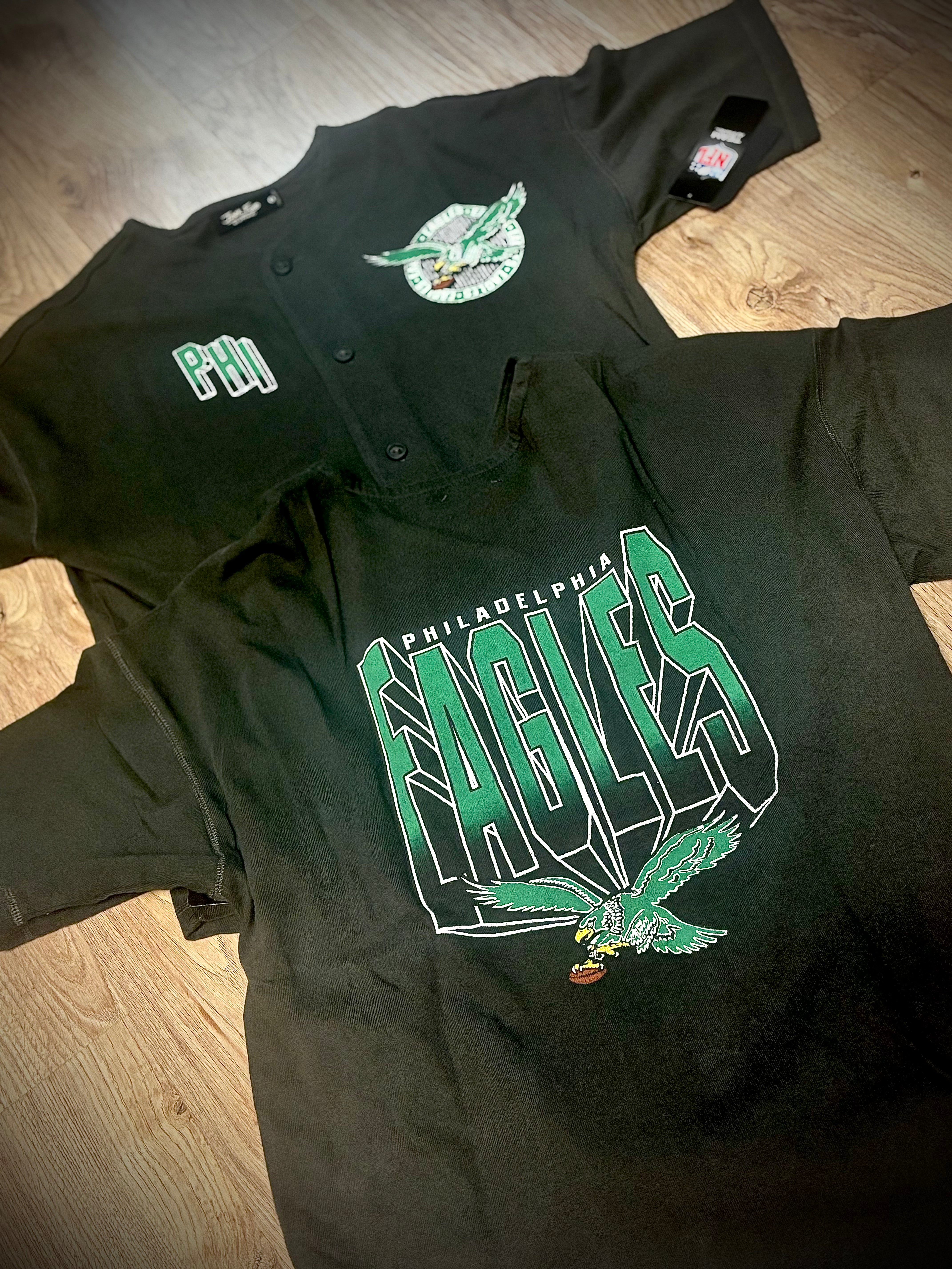 Eagles throwback baseball Teeshirt Jersey