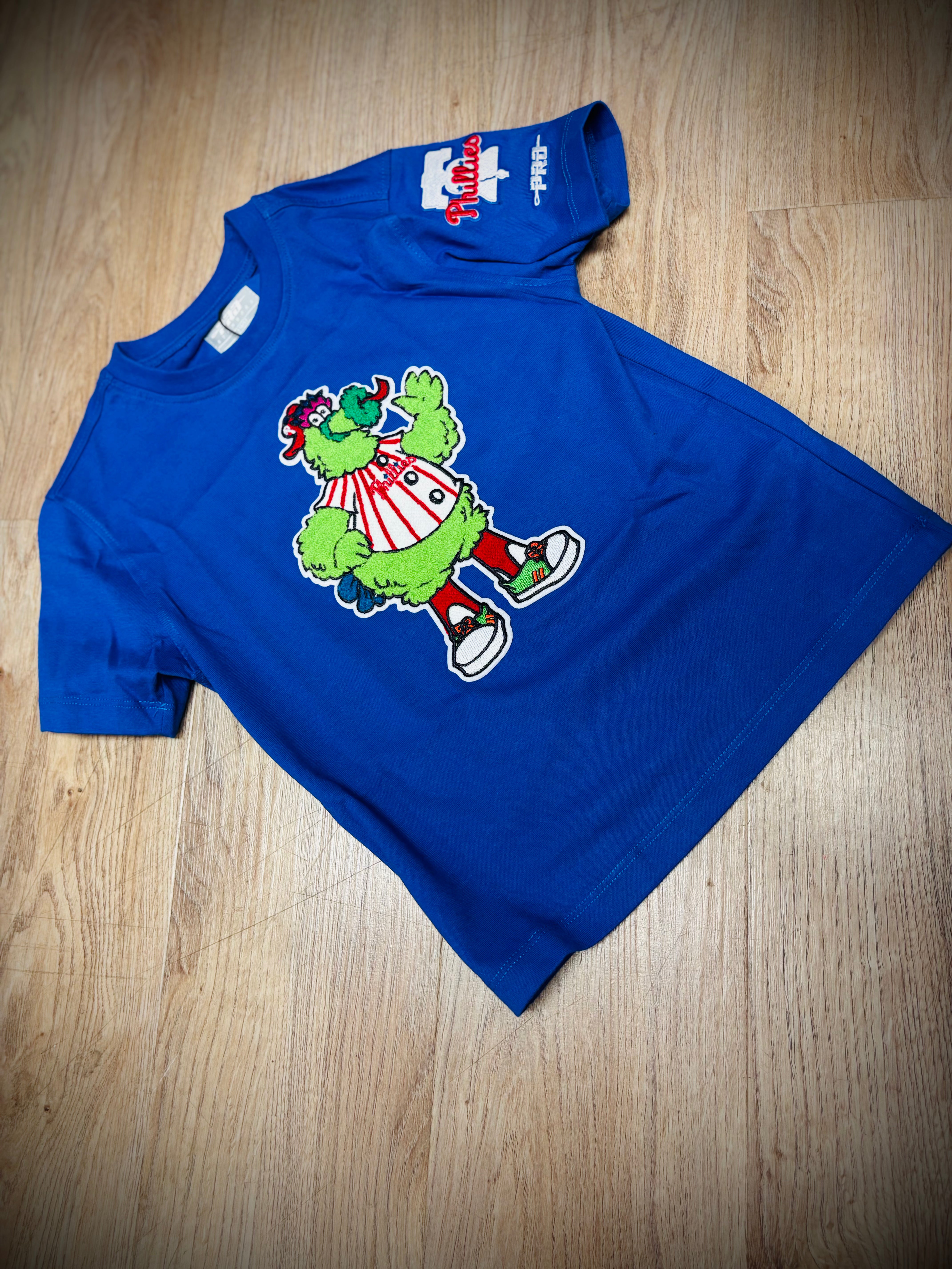 Little Kids Philadelphia Mascot SS Royal Blue Tee