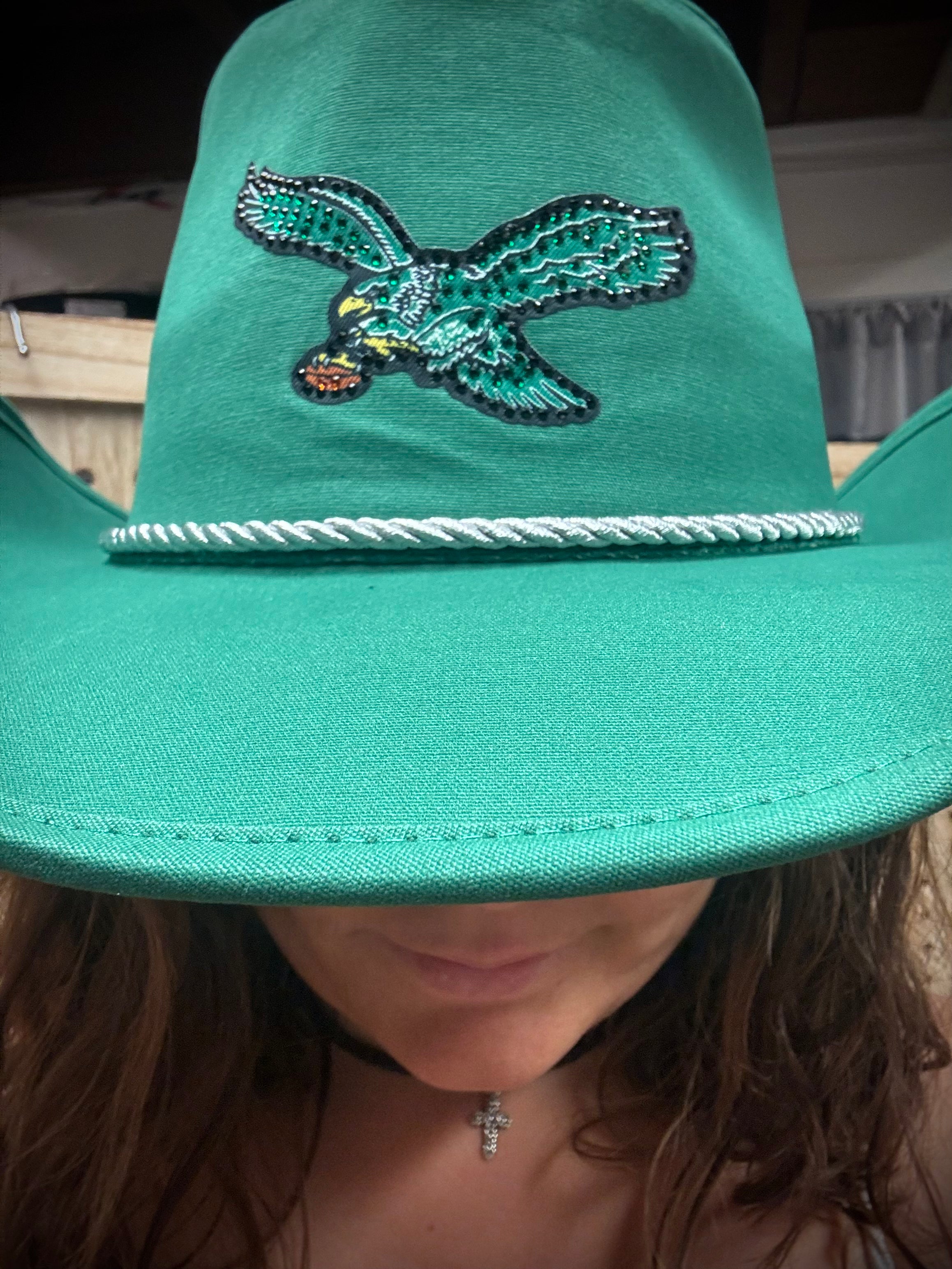 Eagles Retro Bling Cowboy Hat