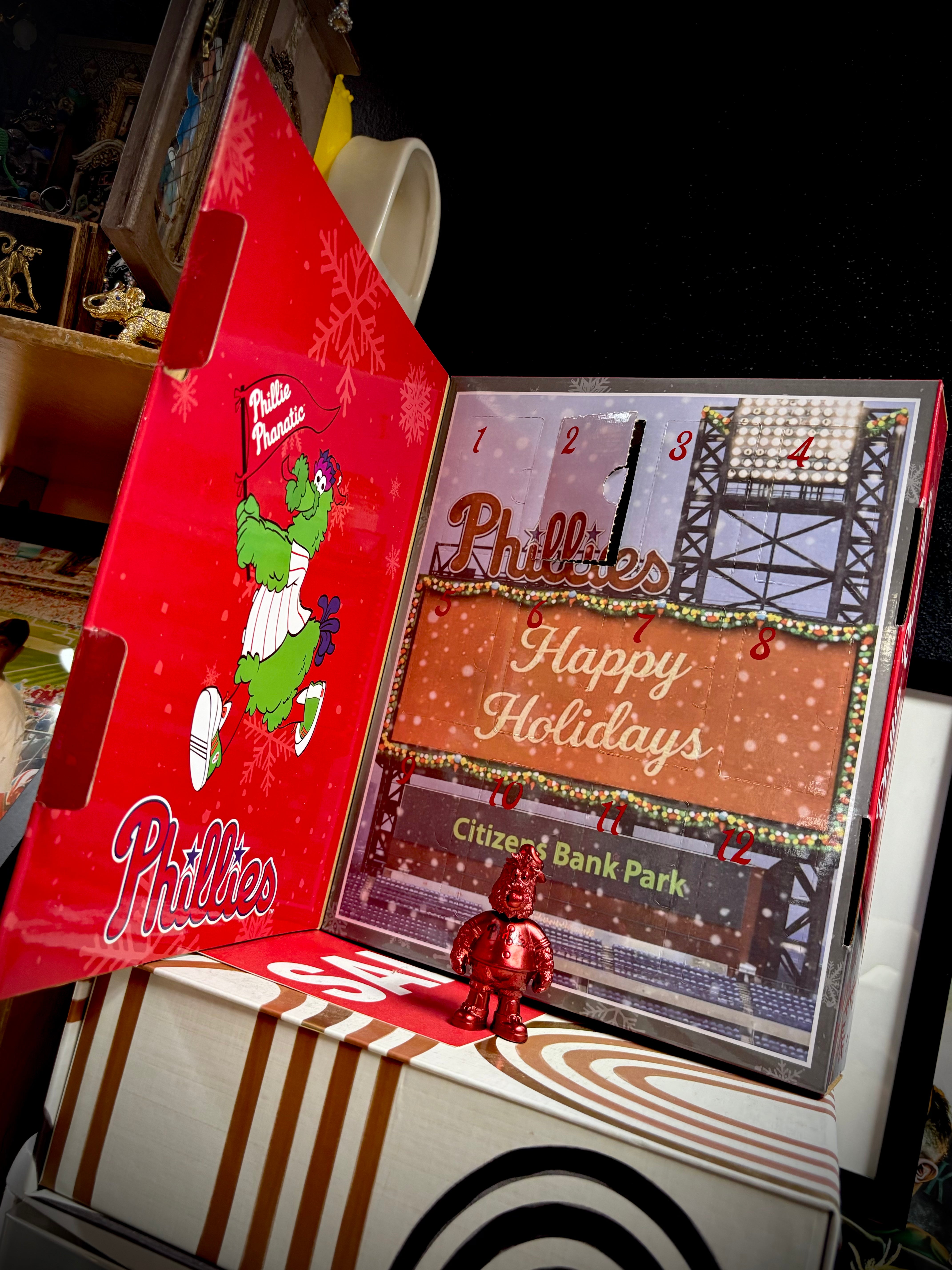 Philly Phanatic Bobble Head Advent calendar Limited Edition