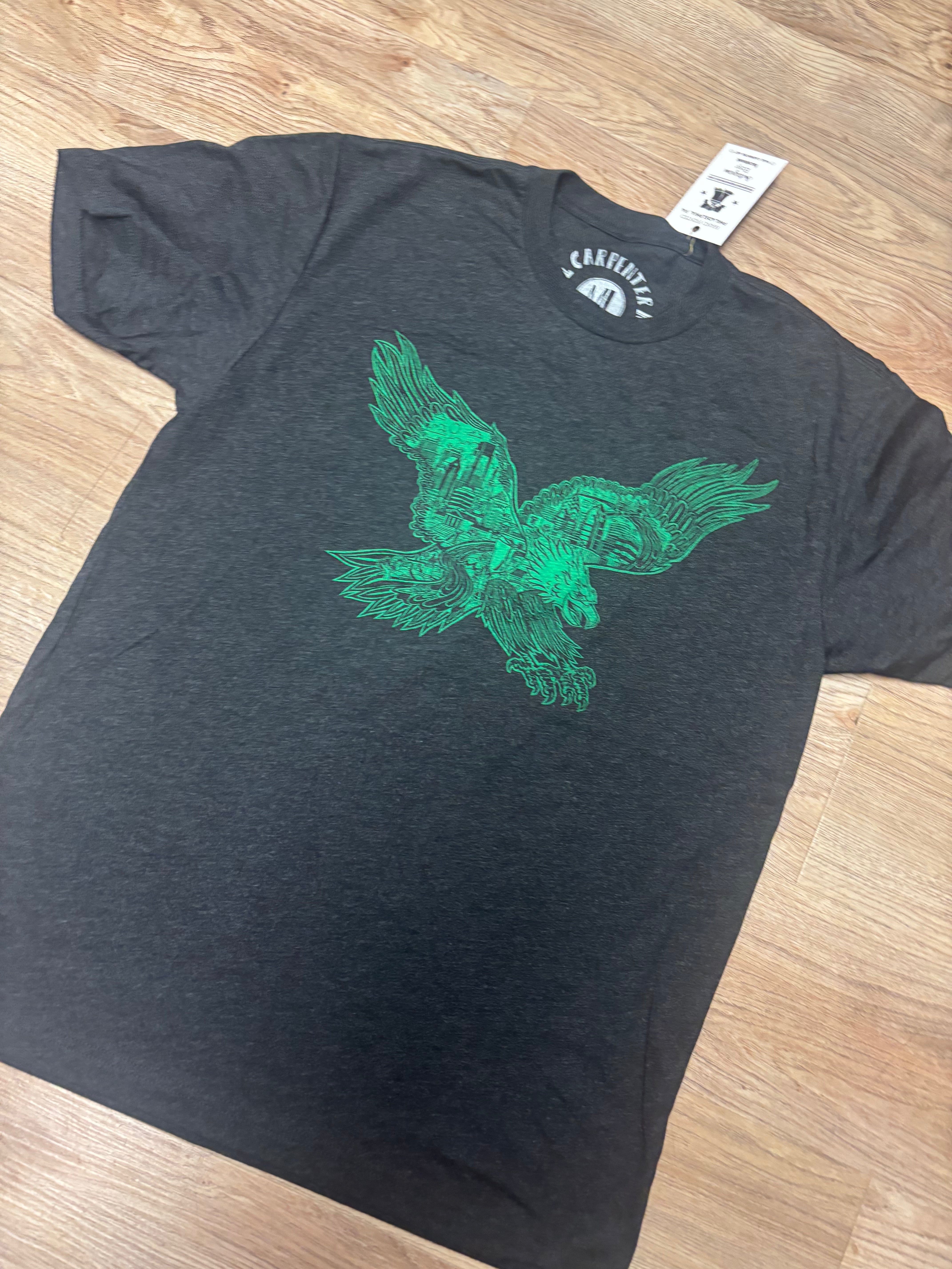 Eagles city Skyline bird tee