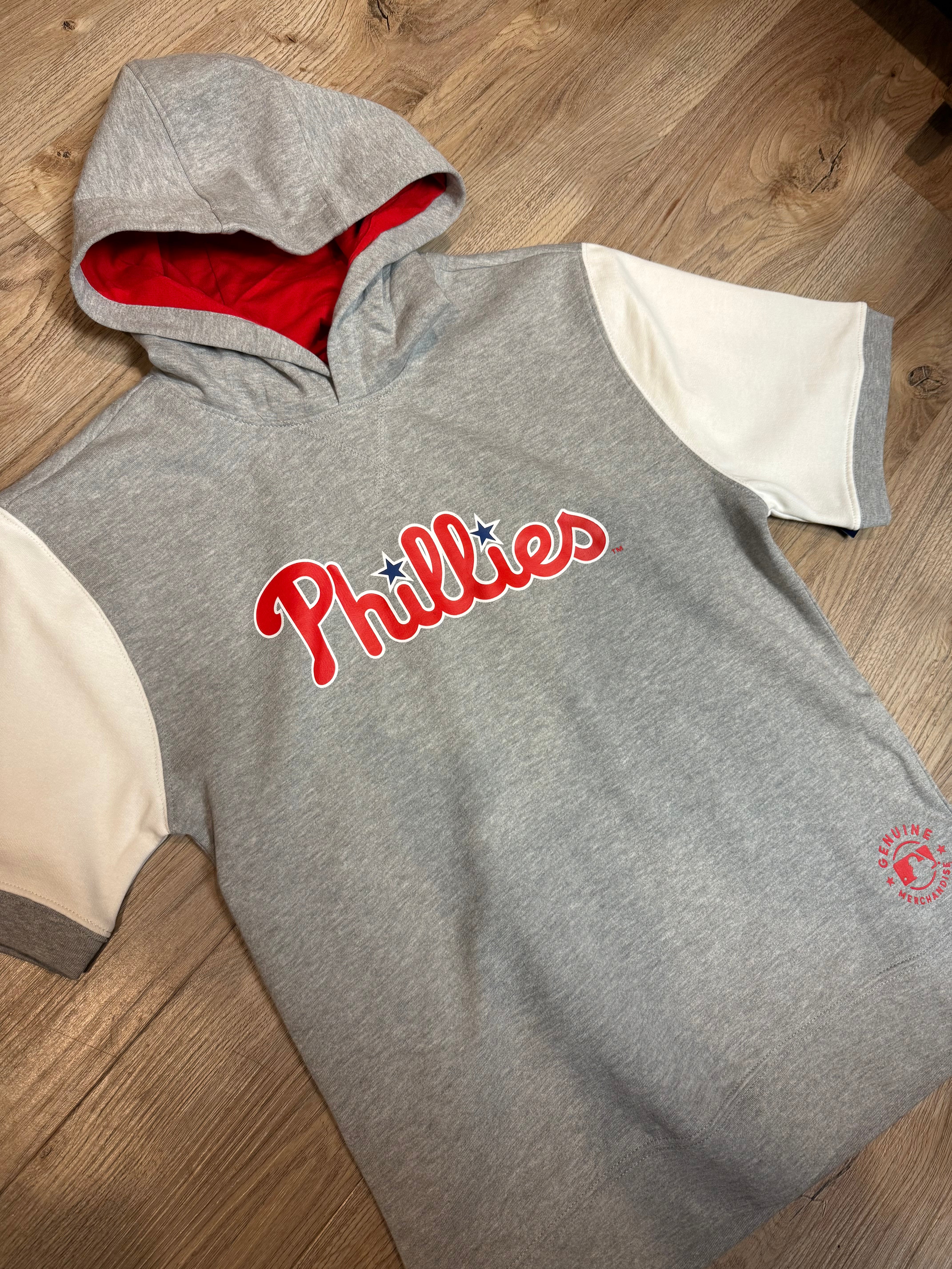 Phillies Kids Lineup Short Sleeve Hoodie