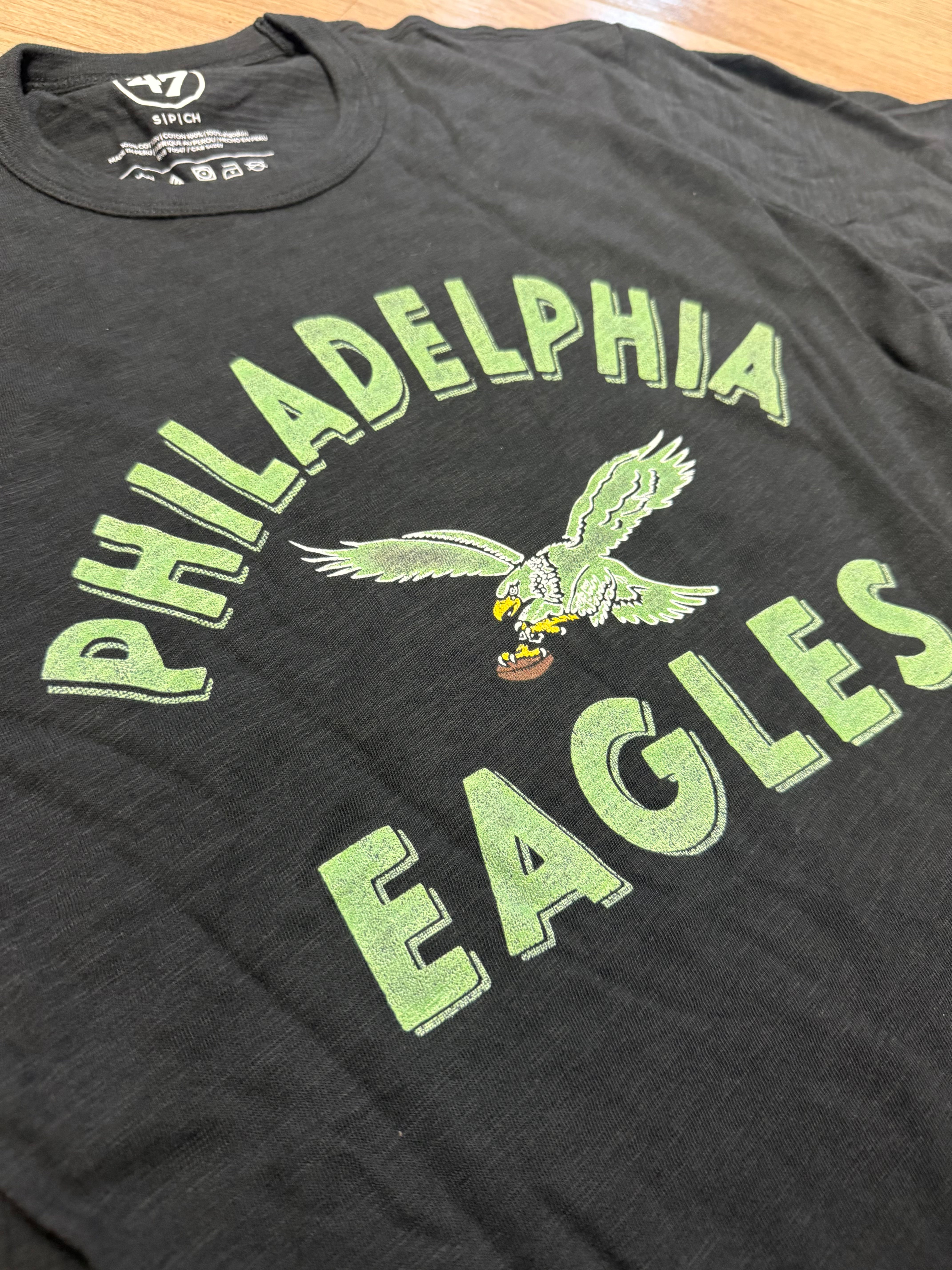 Eagles Jet Black Fade Scrum Tee