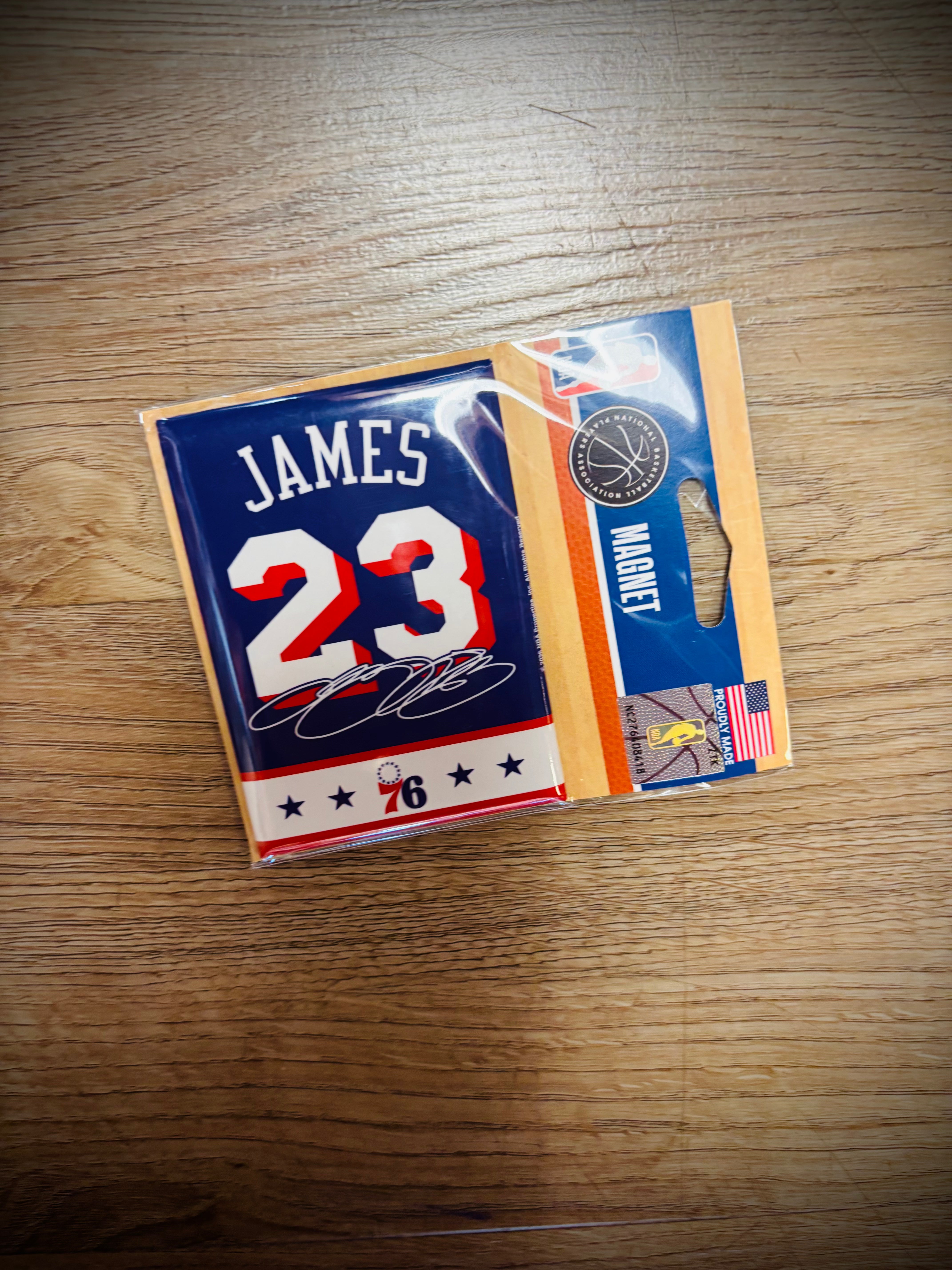 Sixers LeBron Fridge Magnet
