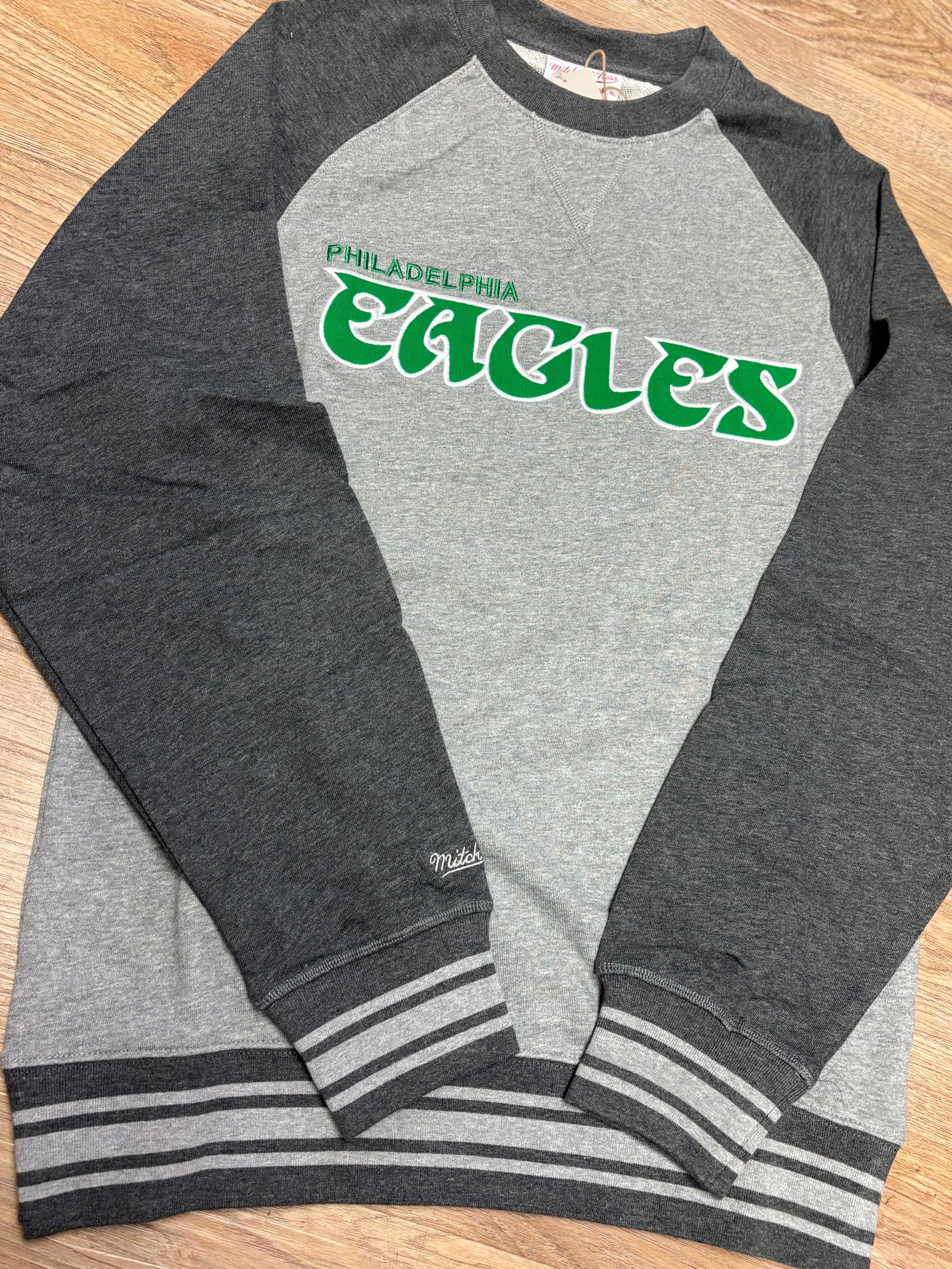 Philadelphia Eagles Throwback FT Fleece Crew Sweatshirt